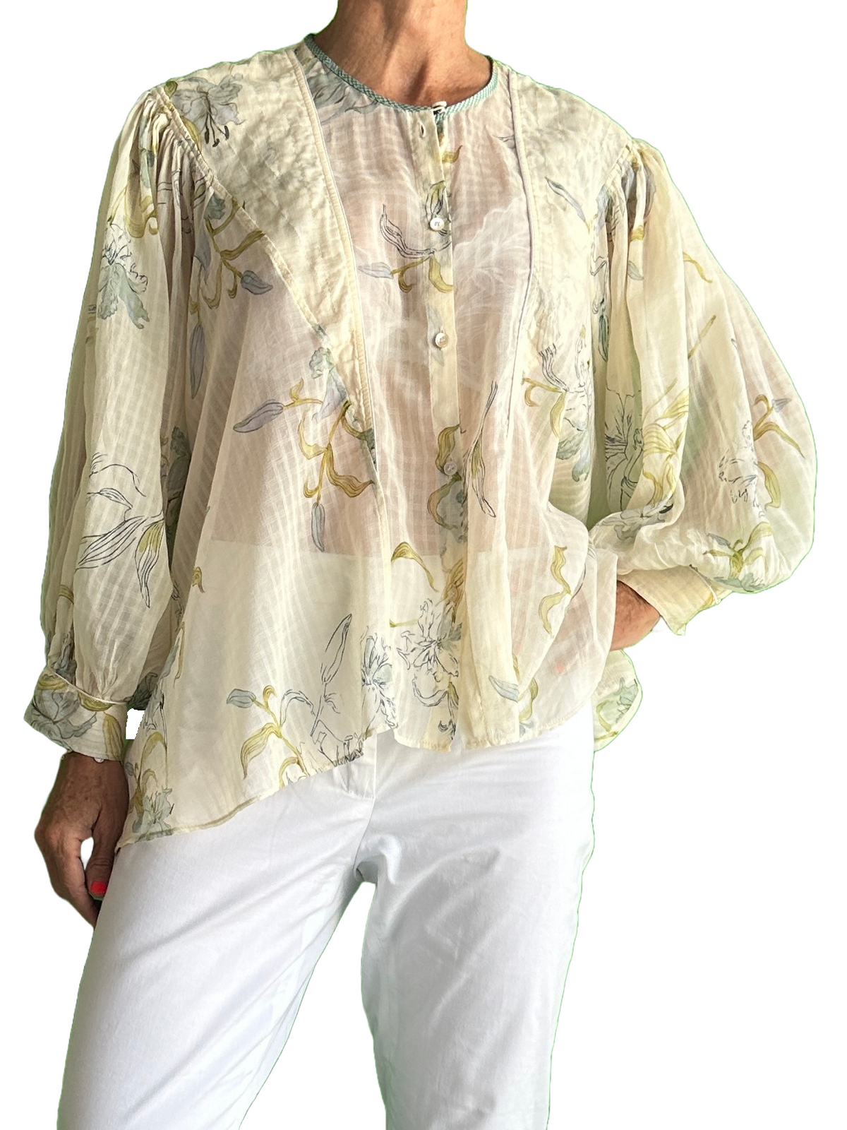 Forte_forte floral blouse - size 36