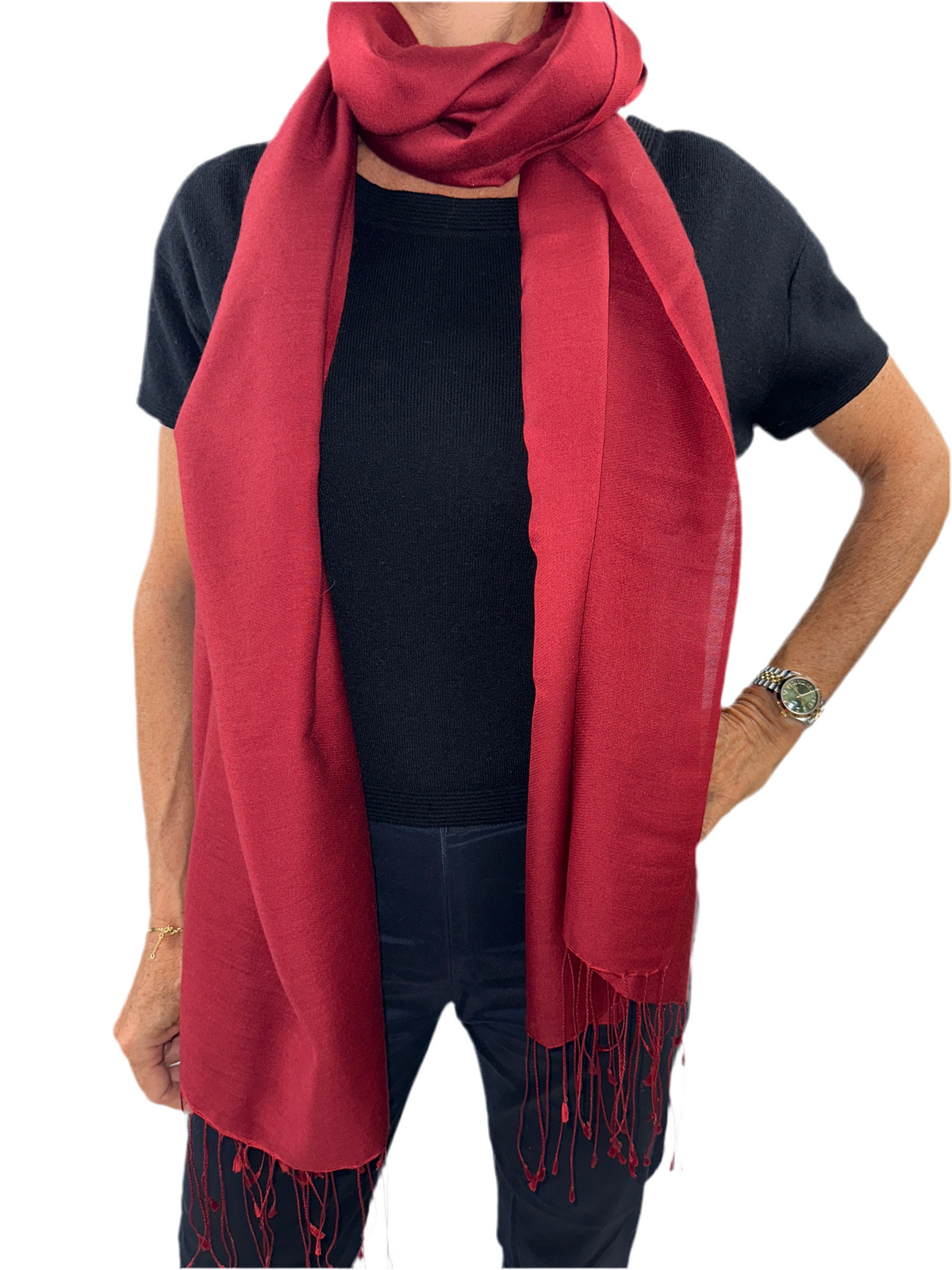 Hugo Boss red stole