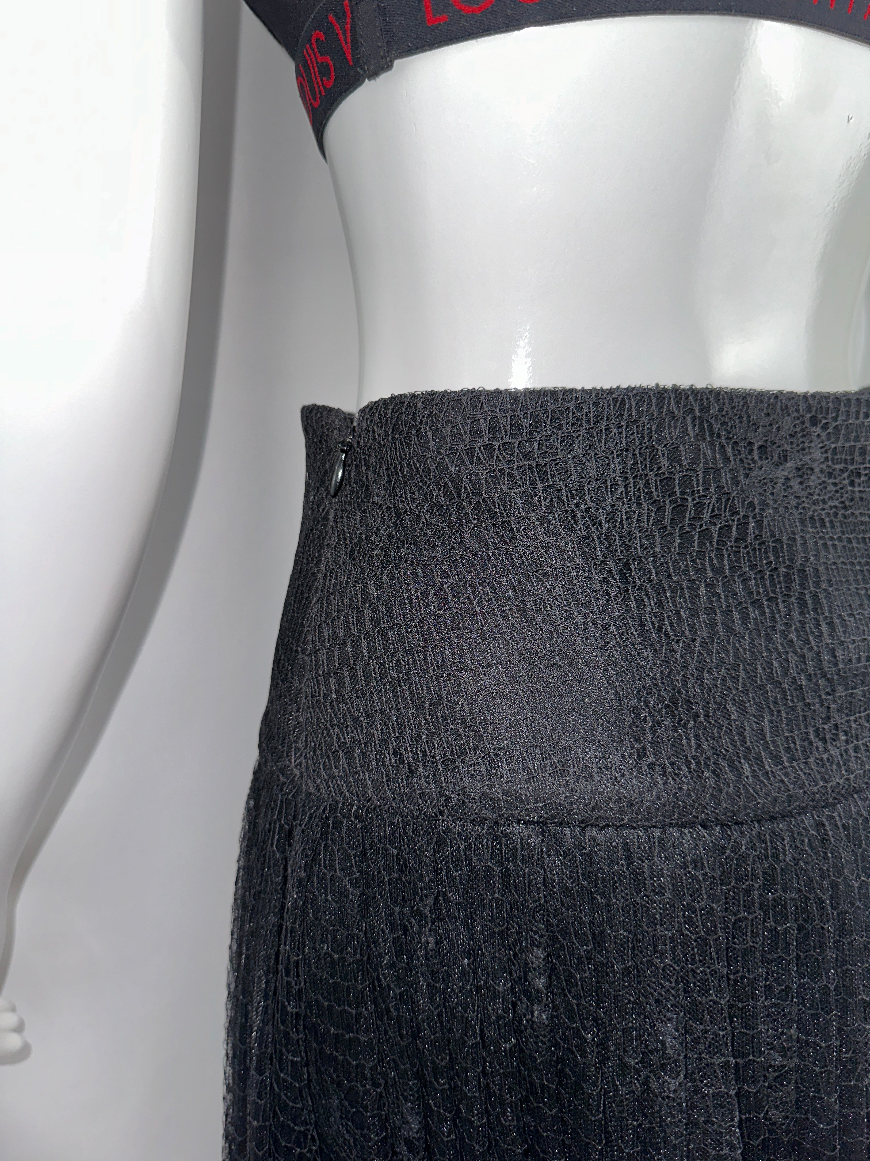 Dior sheer pleated skirt - size 36