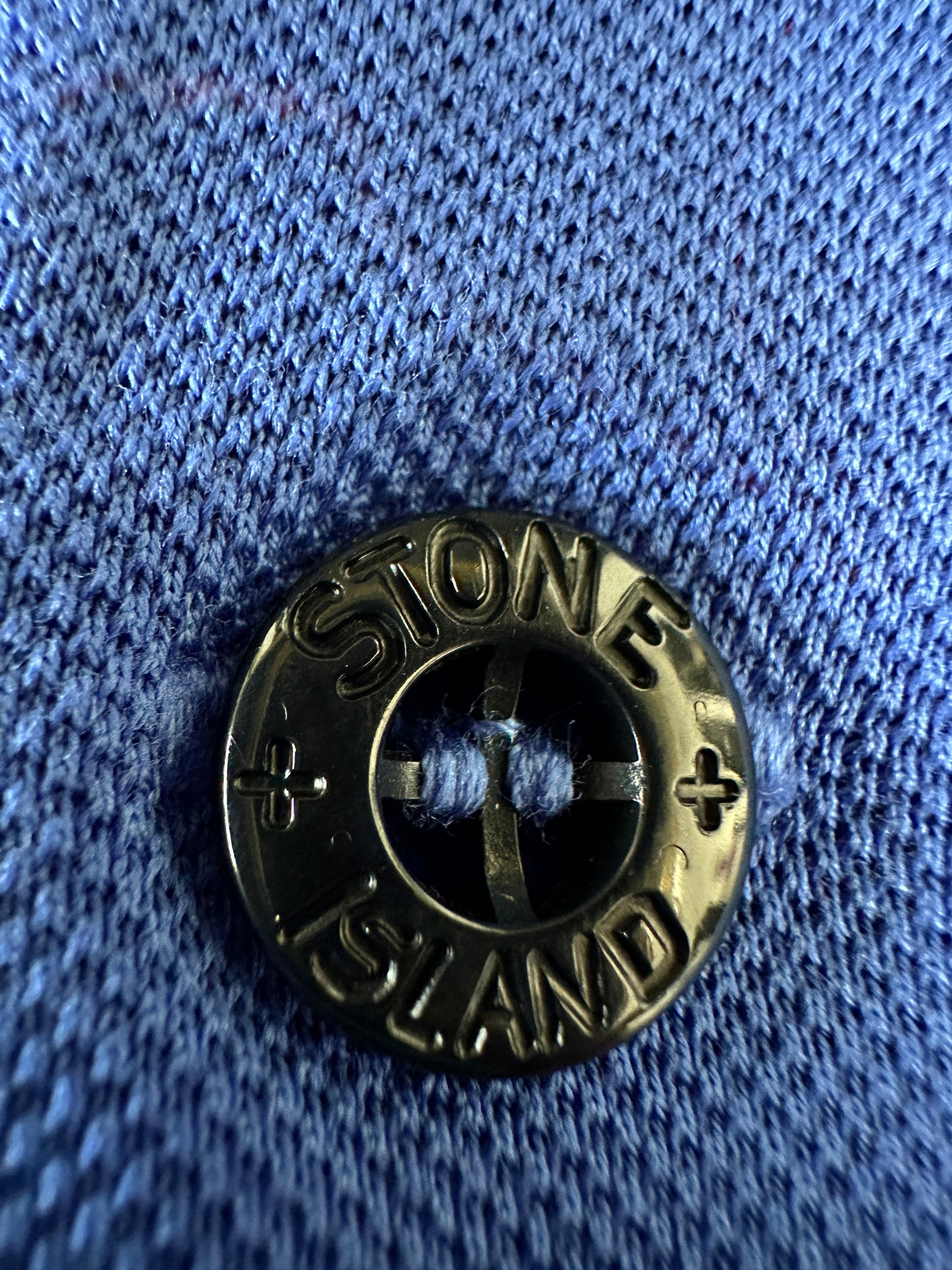 Stone Island blue polo - size L