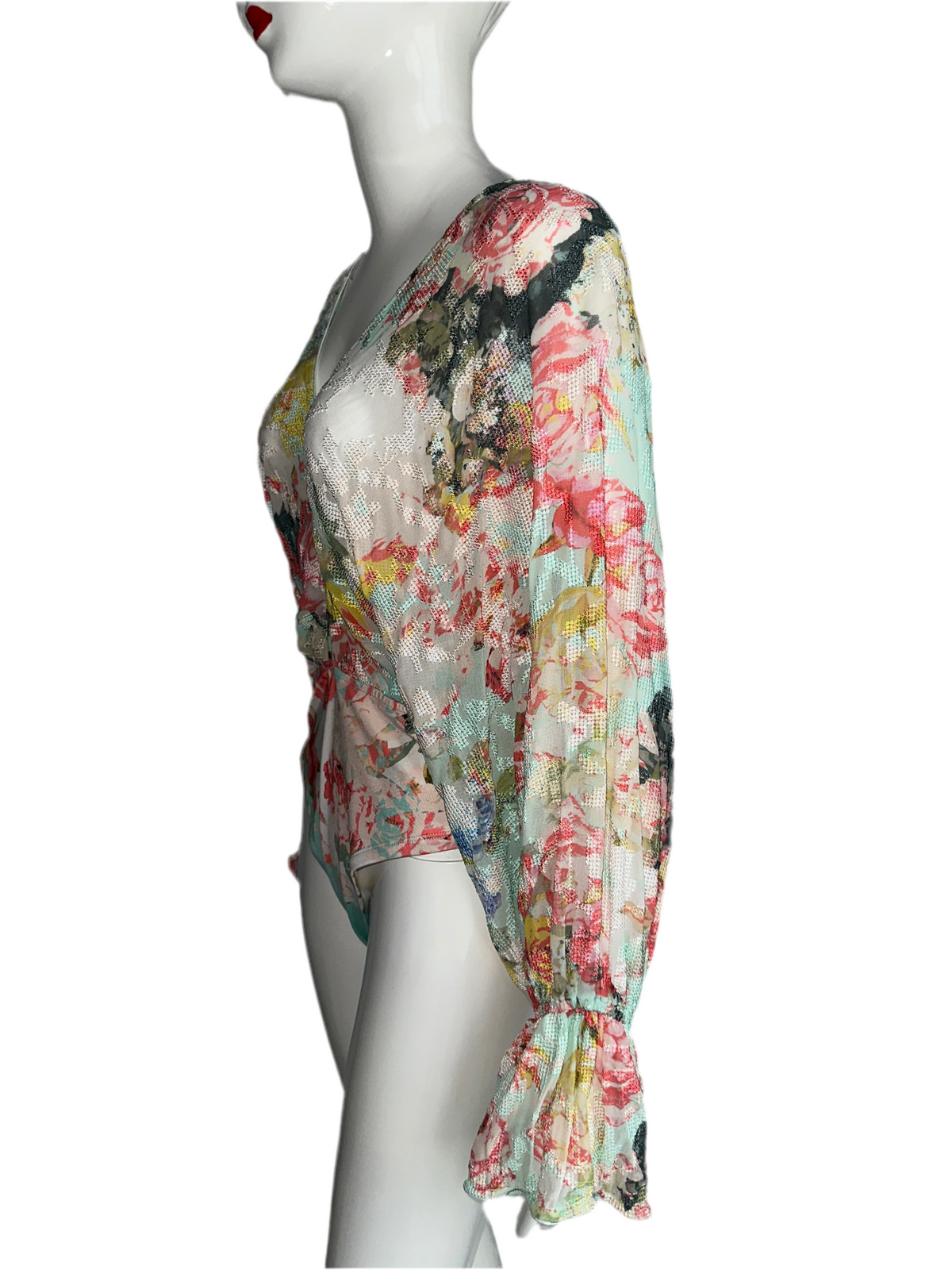 Hemant & Nandita floral bodysuit - size 38