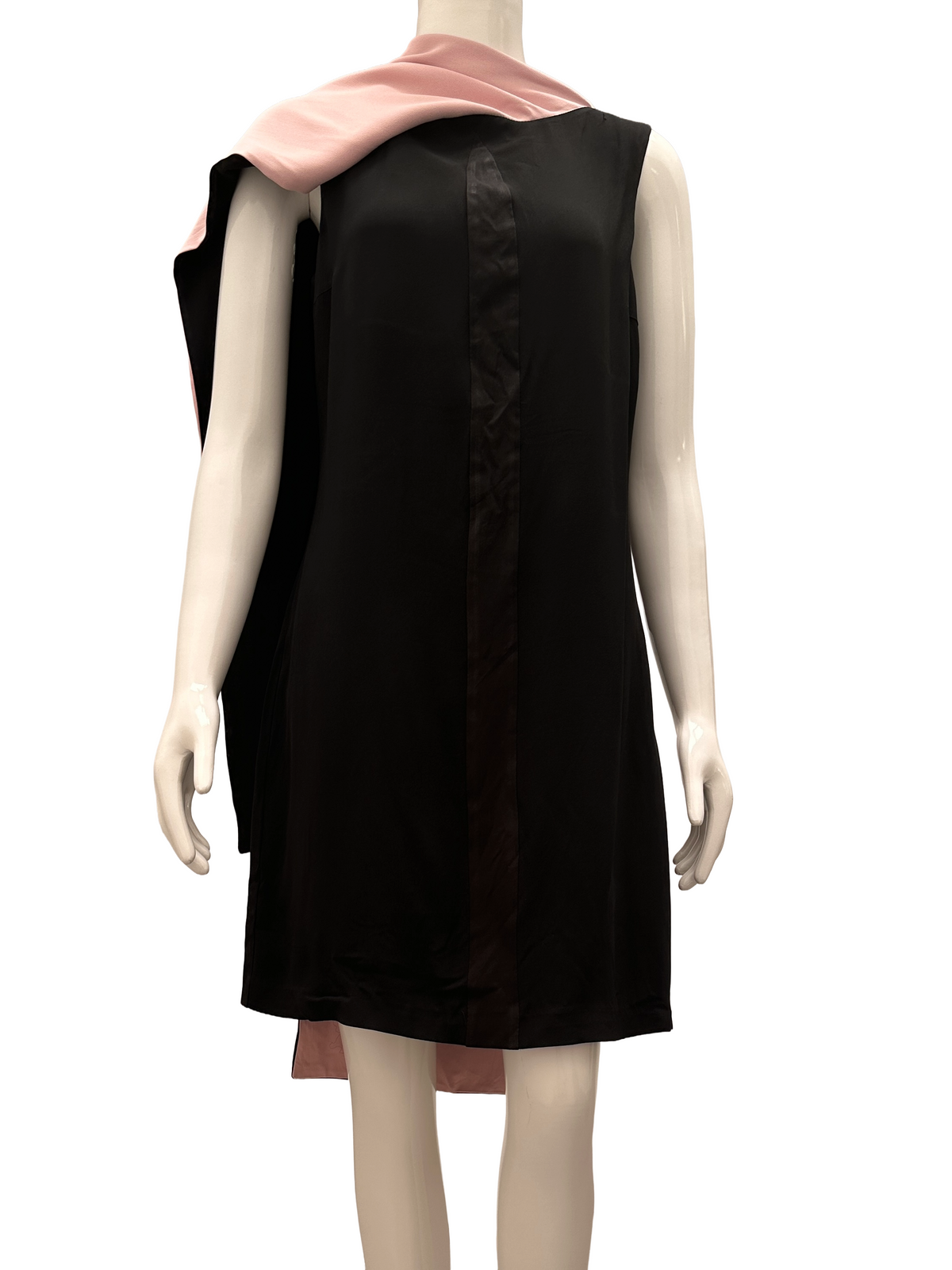 Jonofui black dress pink interior - size 44