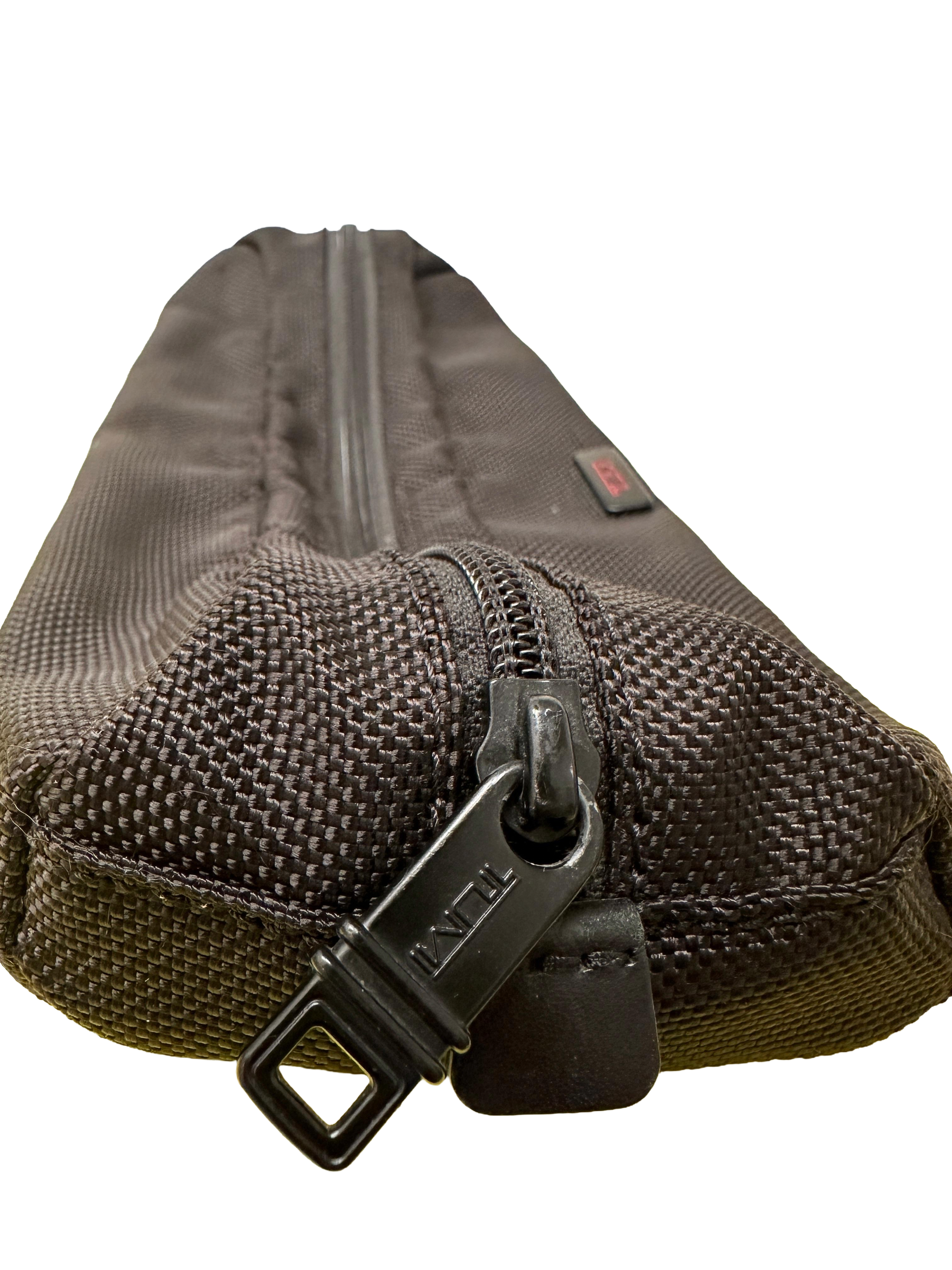 Tumi black pouch