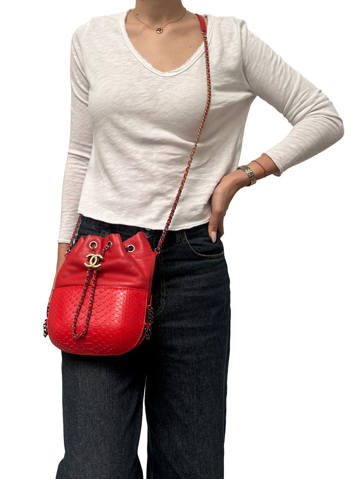 Chanel Gabrielle Drawstring bucket bag