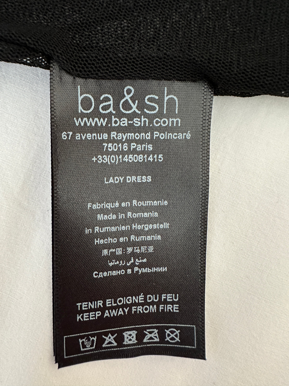 Ba&sh long shiny dress - size 36