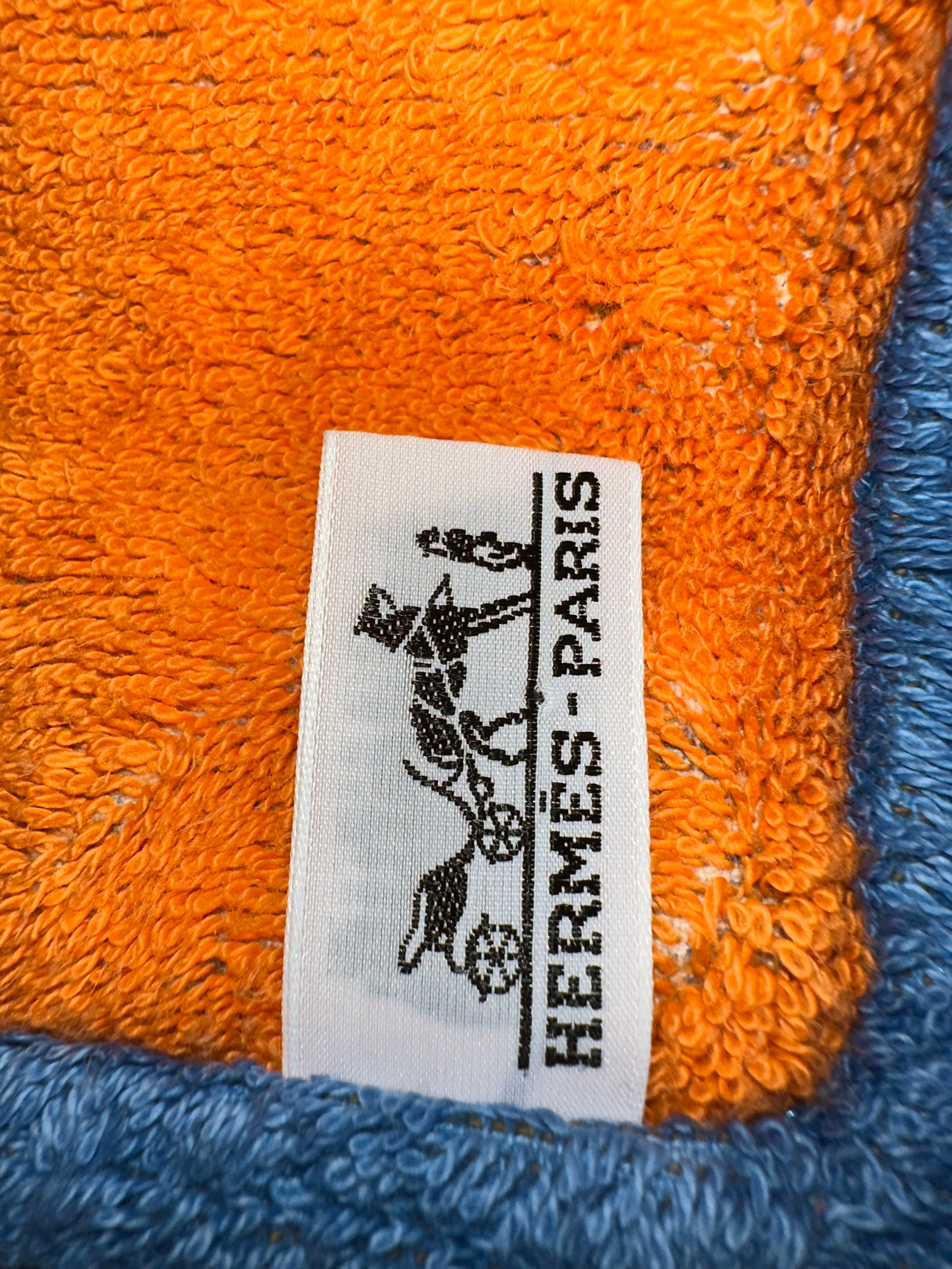 Hermes Mosaique printed beach towel