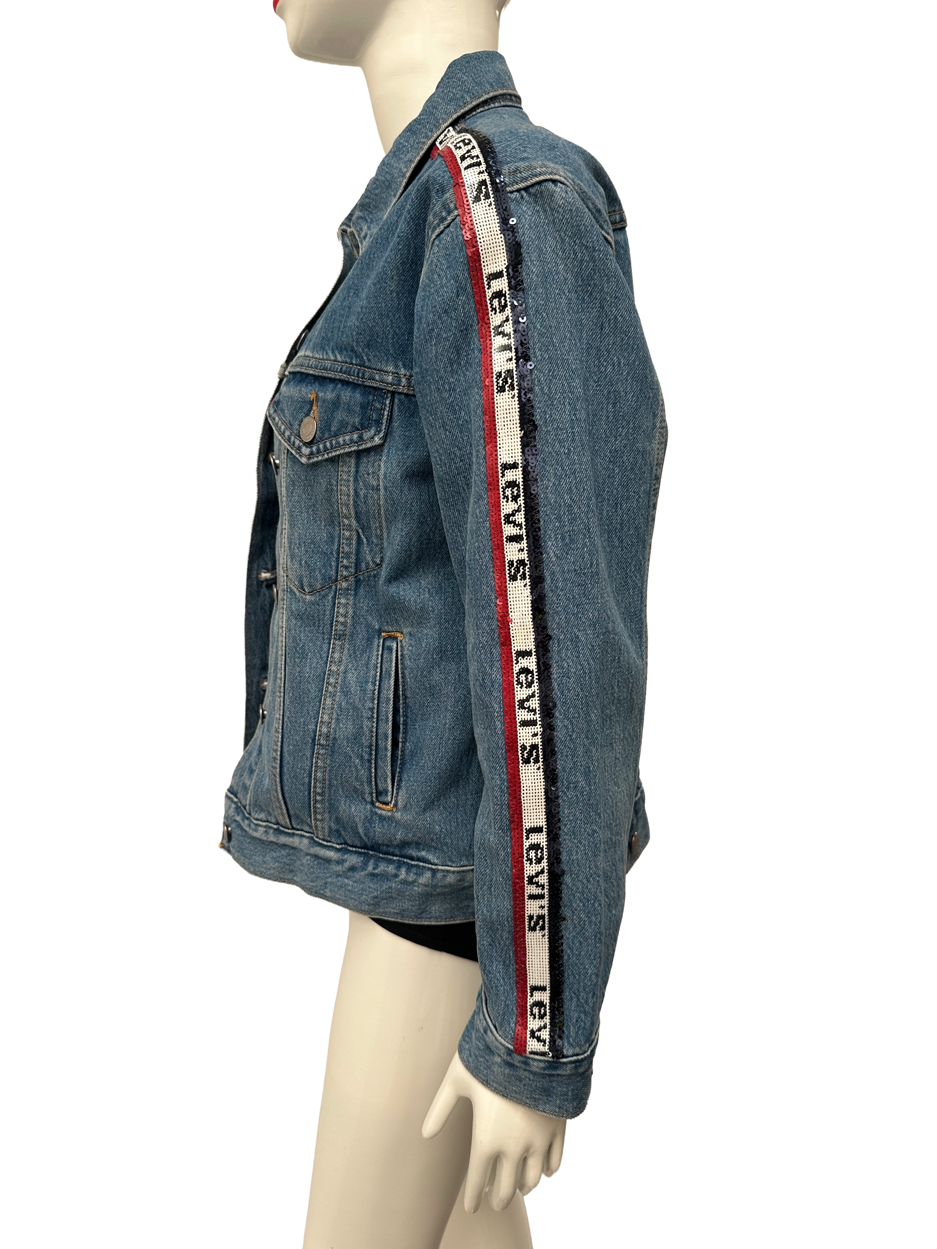 Levi's premium logotape denim jacket - size S
