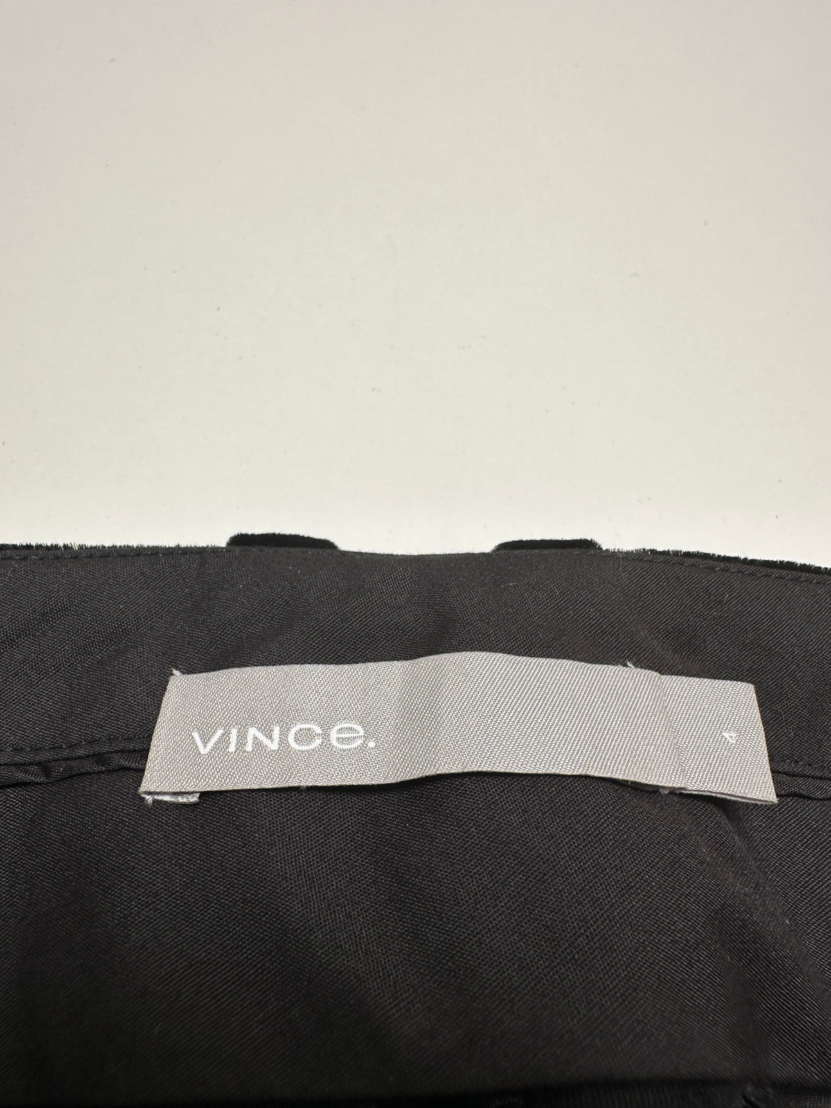 Vince black velvet pants - size 32