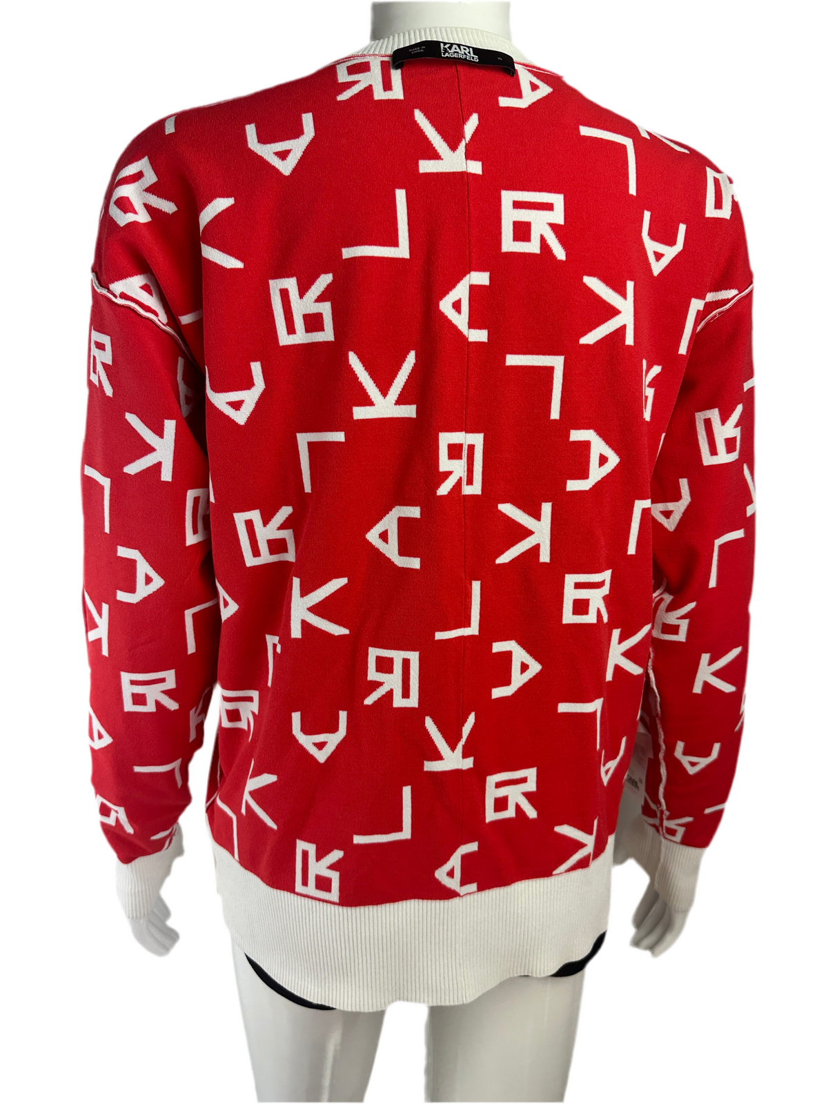 Karl lagarfeld reversible Karl future logo jumper - size XL