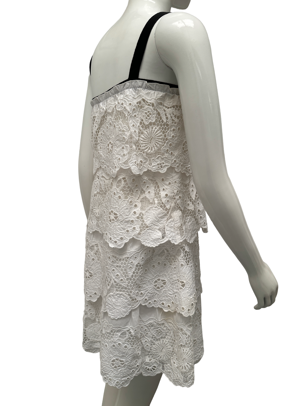 Red Valentino white lace dress - size 42