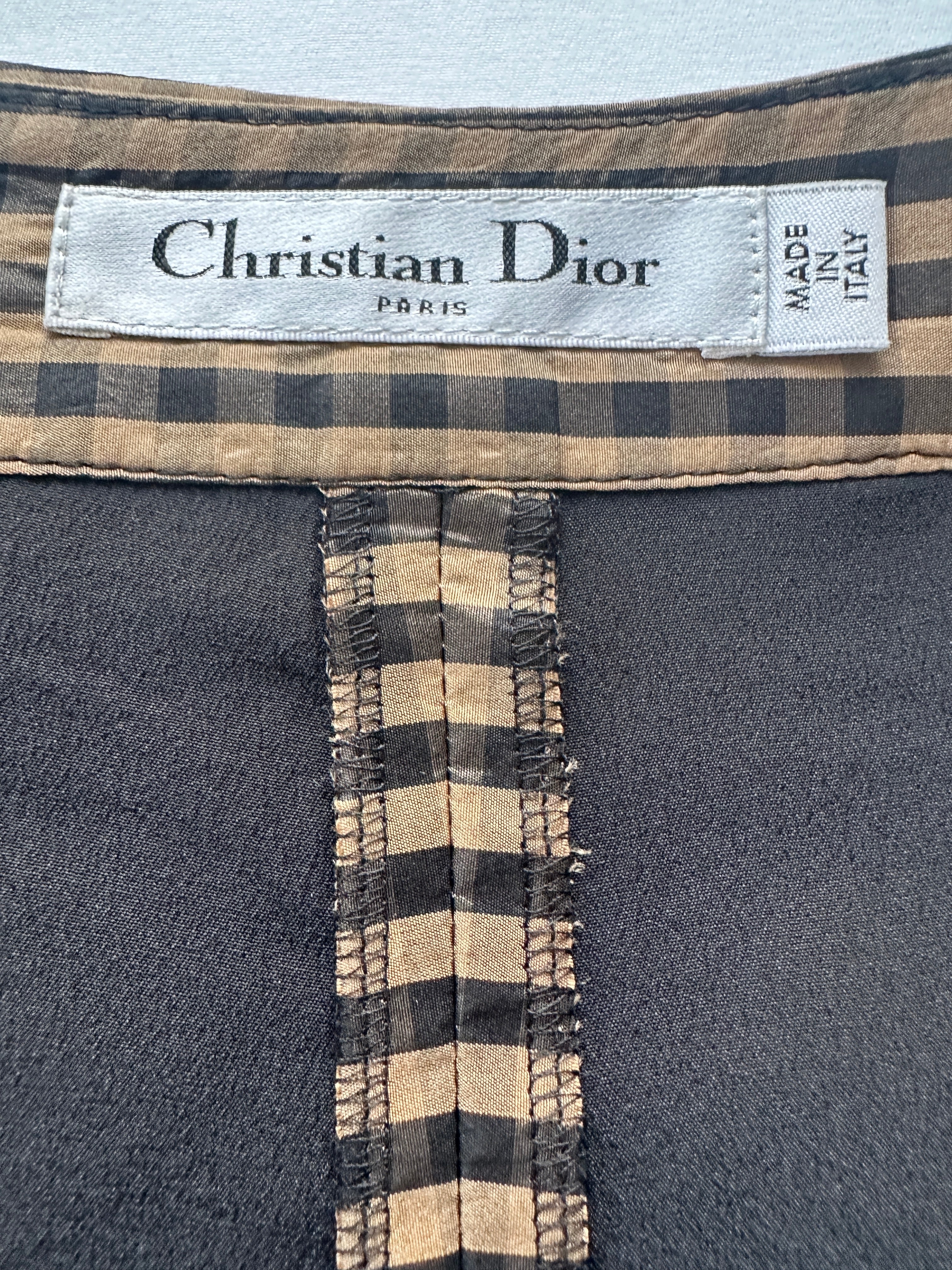Dior silk mini short - size 36