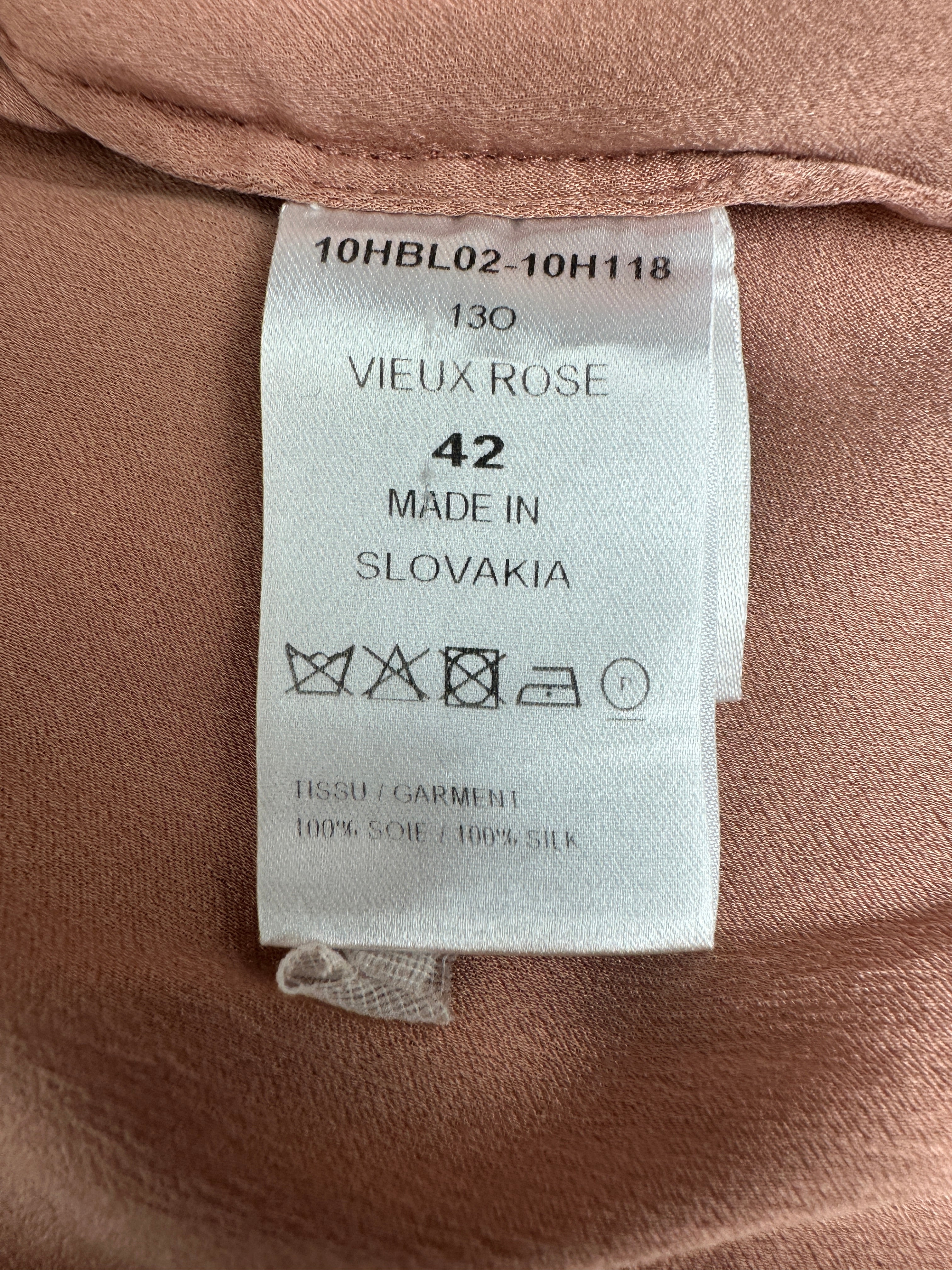 Chloe old pink silk blouse - size 42
