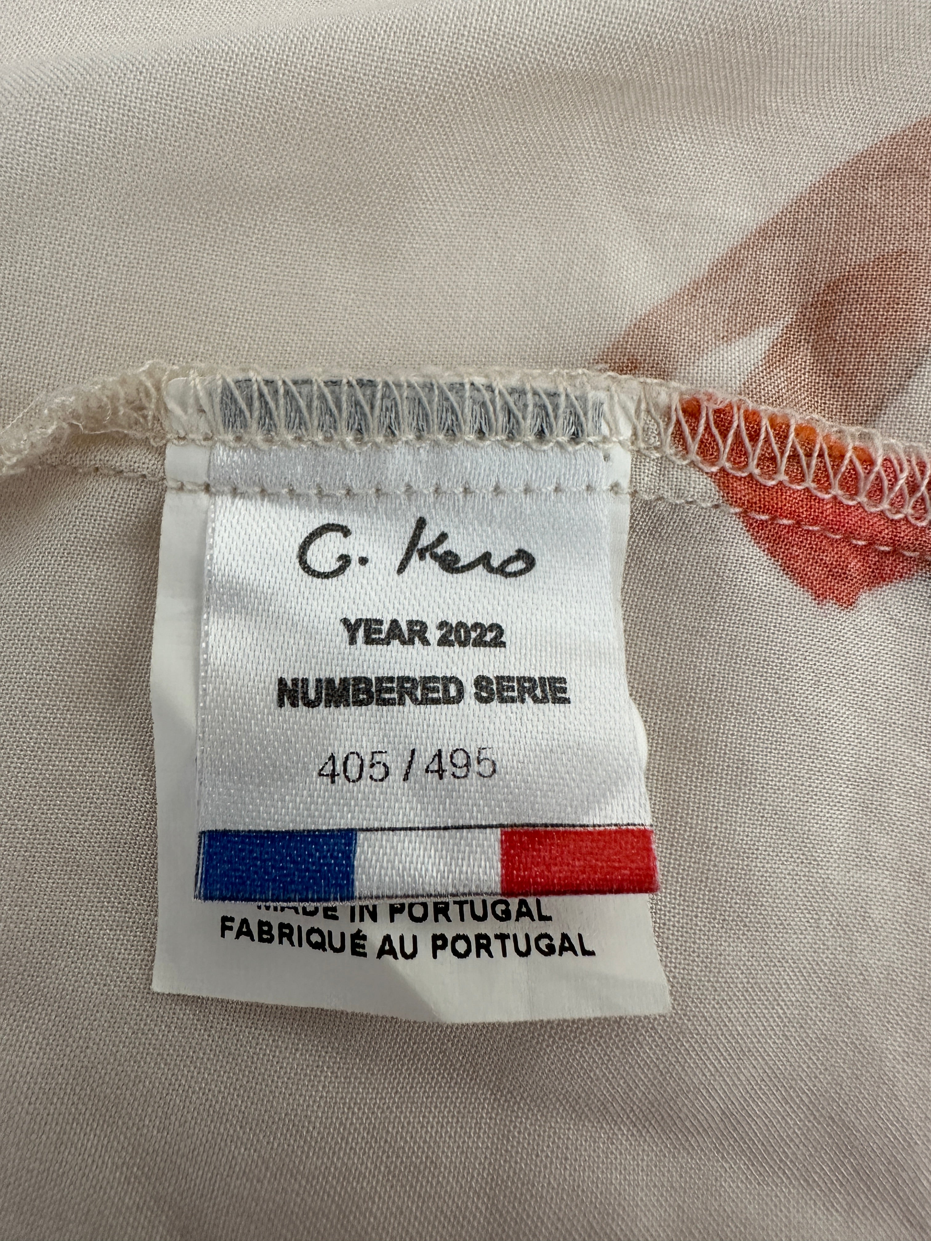 G Kero cream shirt with swimmer pattern - size 36