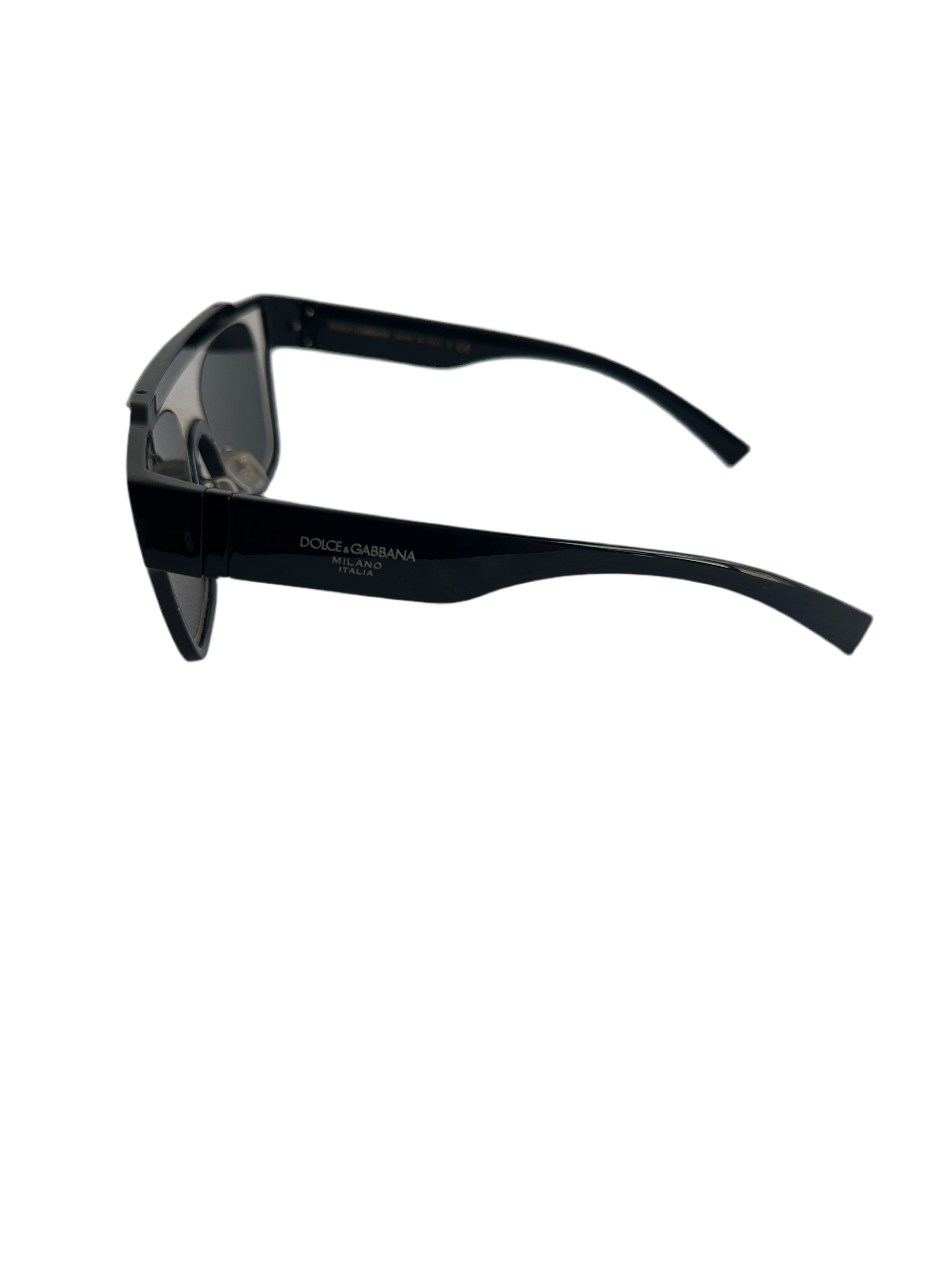 Dolce & Gabbana black and transparent sunglasses