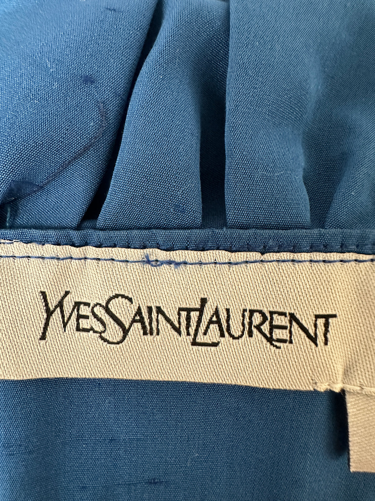 Yves Saint Laurent blue croc top - size 36