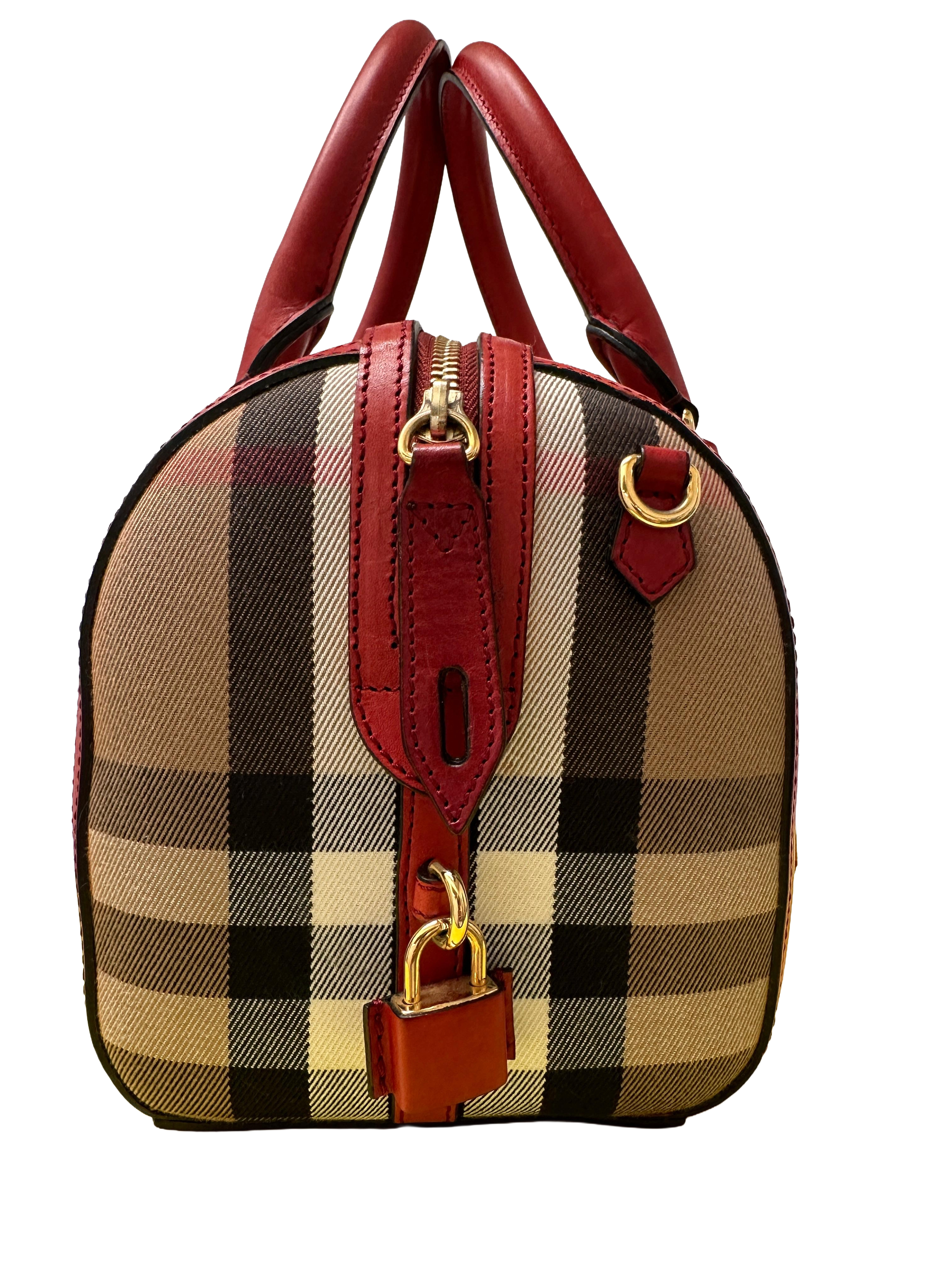Burberry house check red Alchester medium