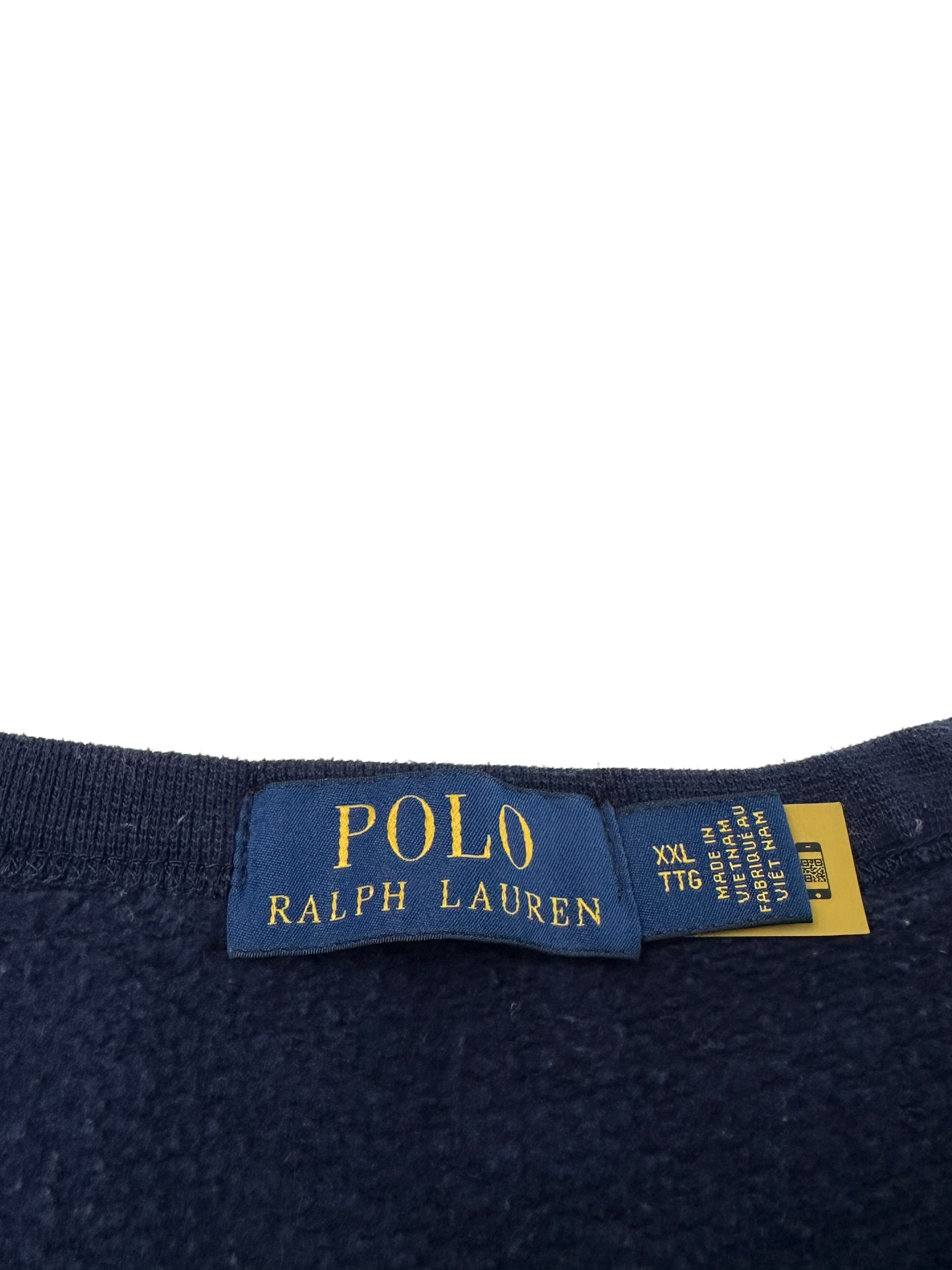 Polo Ralph Lauren sweater with stripes letter - size XXL