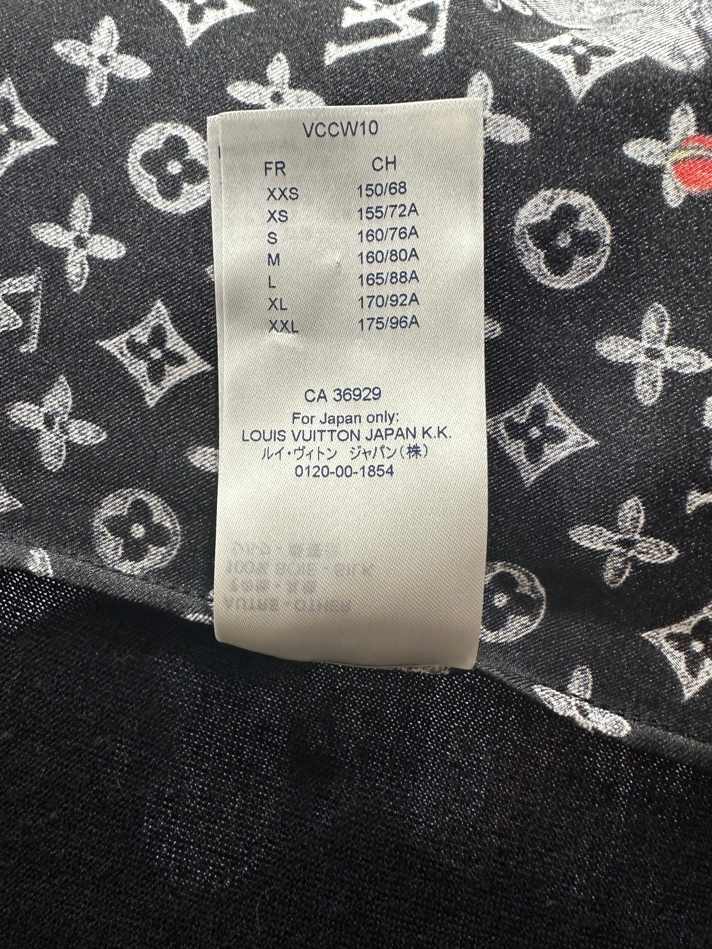 Louis Vuitton Catogram Grace Coddington Black silk monogram cardigan jumper - Size S