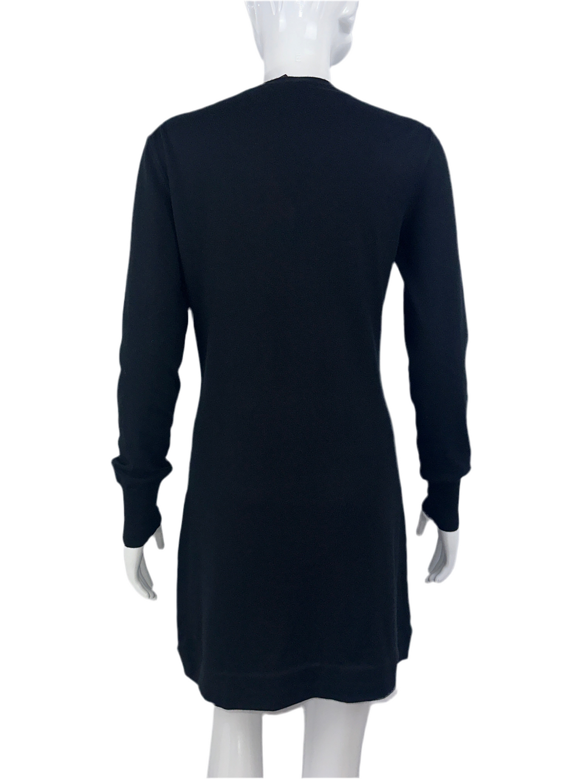 Louis Vuitton black cashmere dress with sequins - size 34