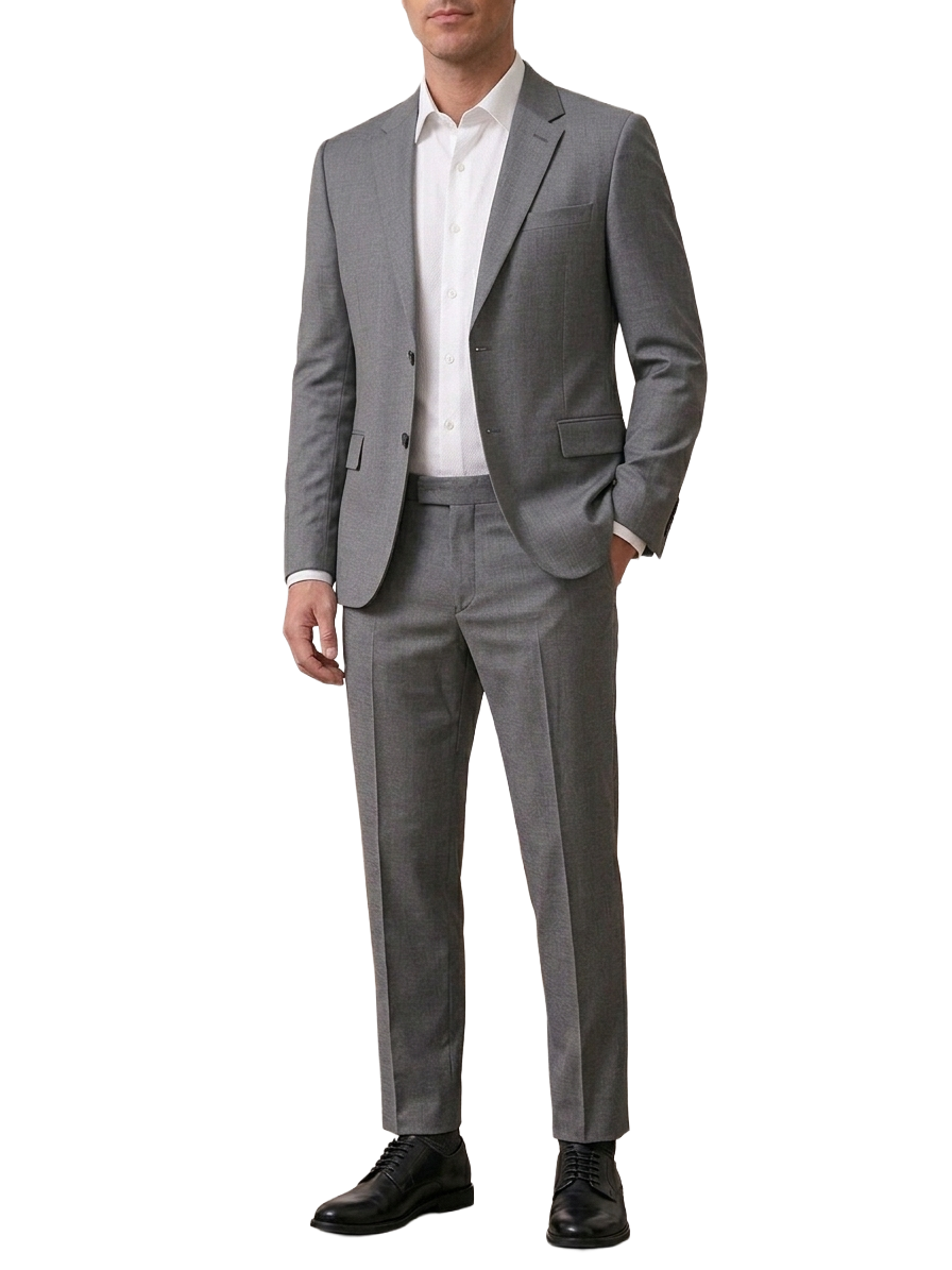 Givenchy grey wool tailored trousers - size 43