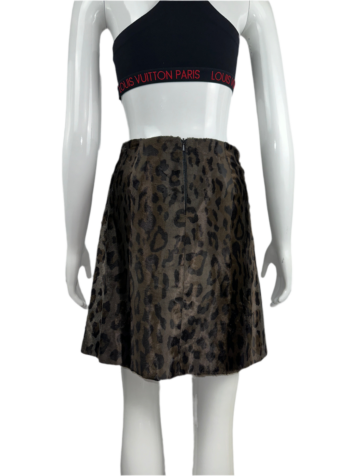 SportMax Code leopard print skirt- size 34