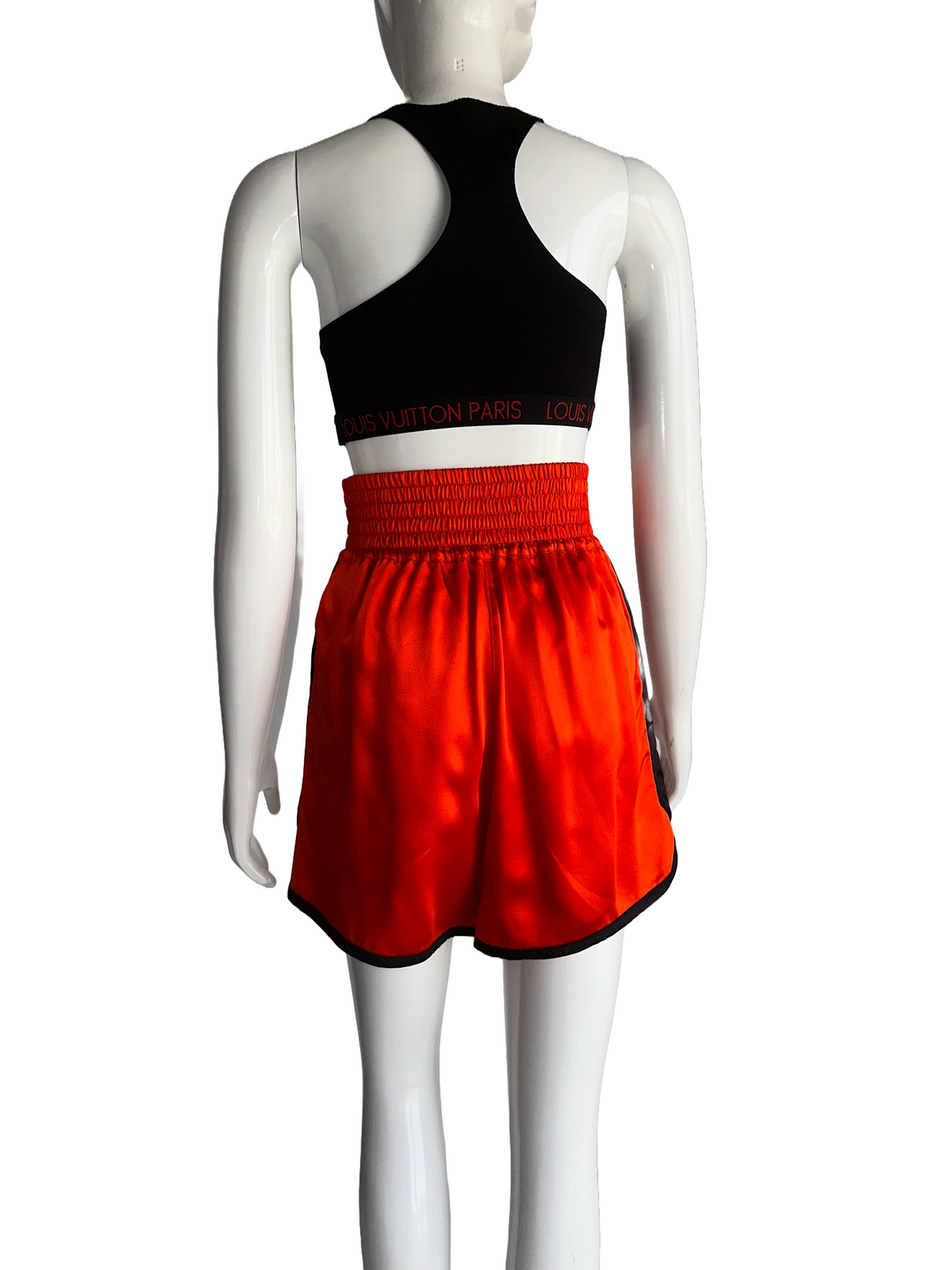 Dior orange boxer shorts with black details - size 34