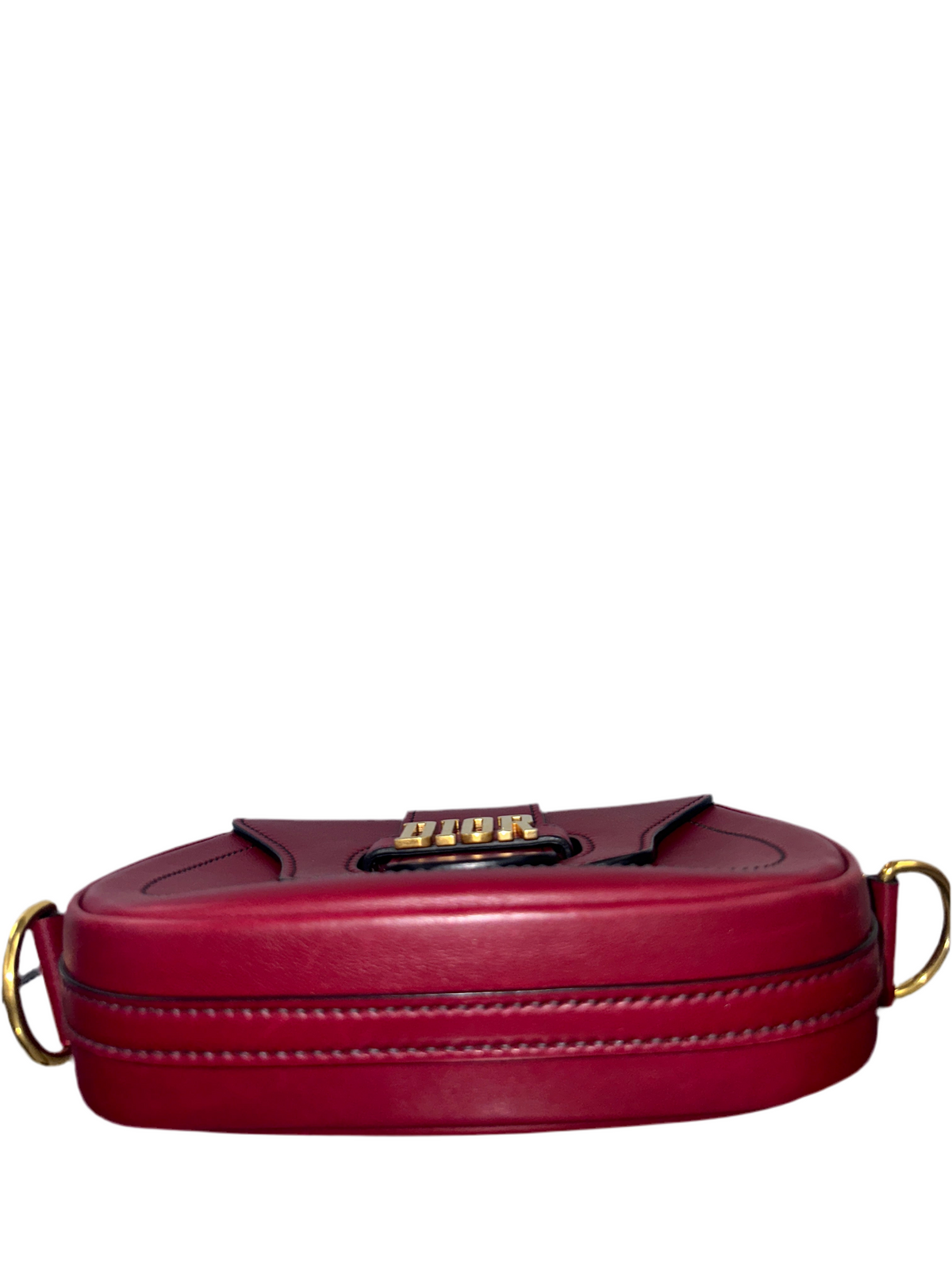 Dior red leather D-Fence crossbody bag