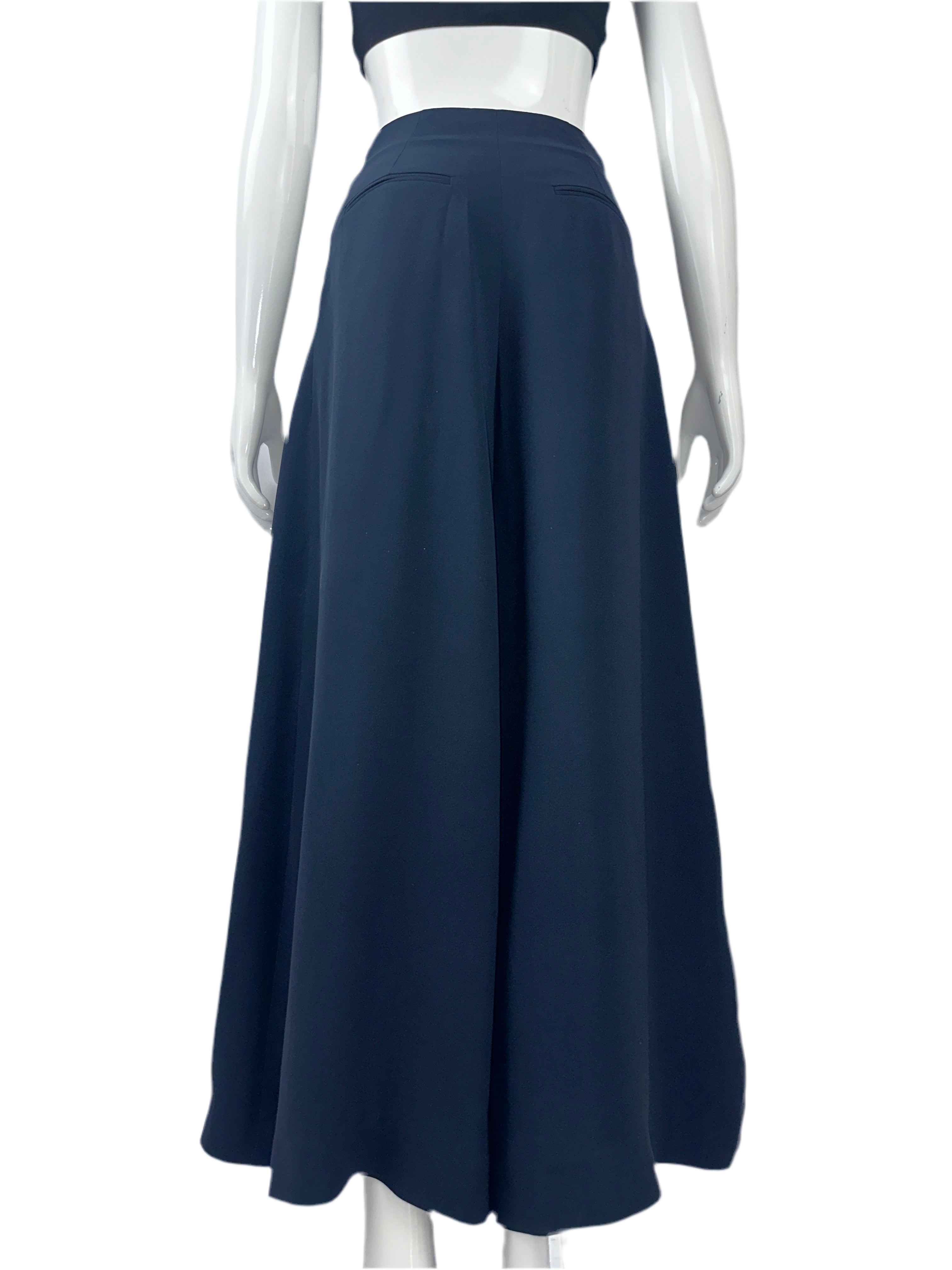 Dior midnight blue wide-leg pants - size 34