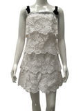 Red Valentino white lace dress - size 42