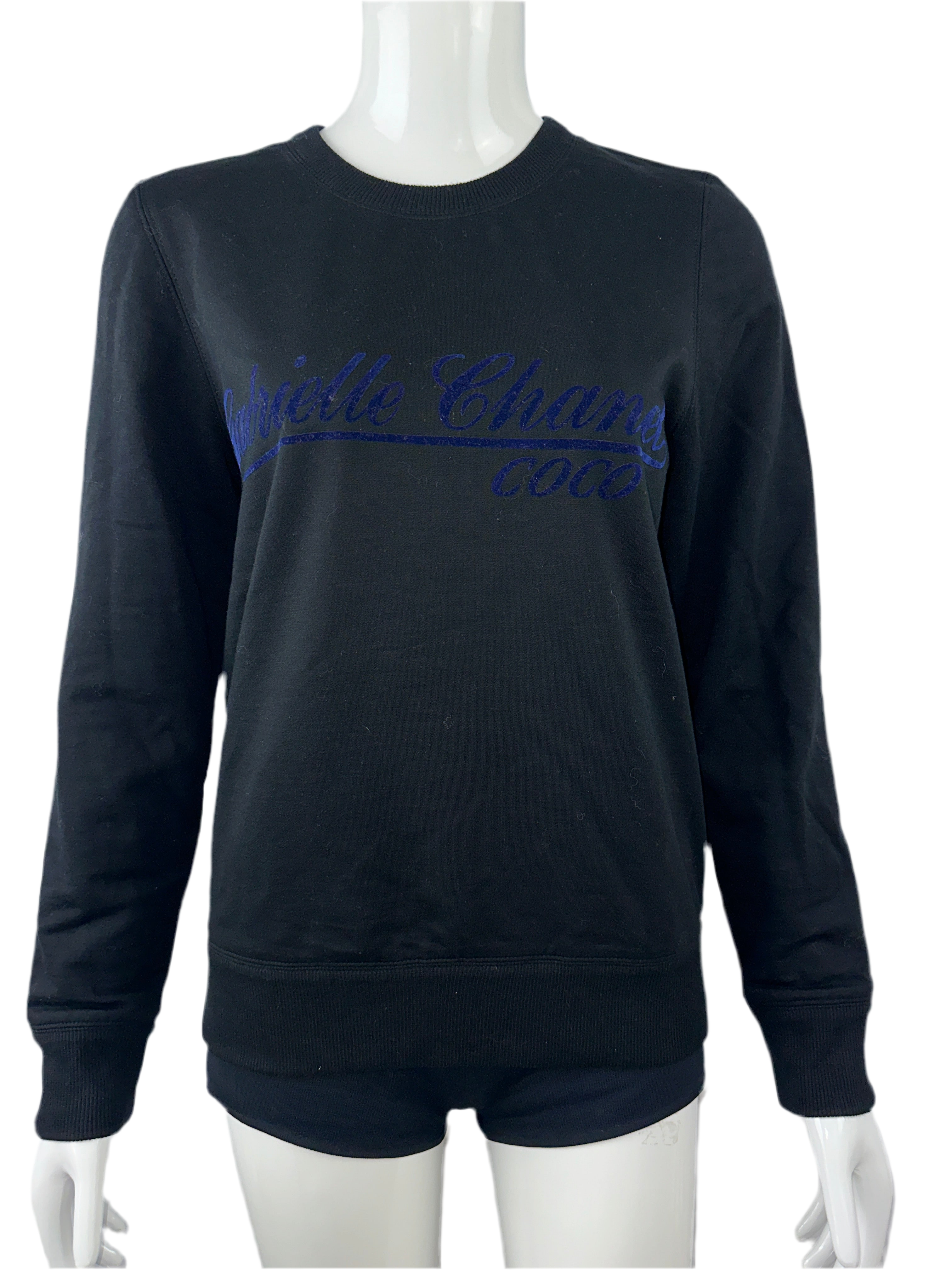 Chanel sweatshirt blue "Gabrielle Chanel" - size 34