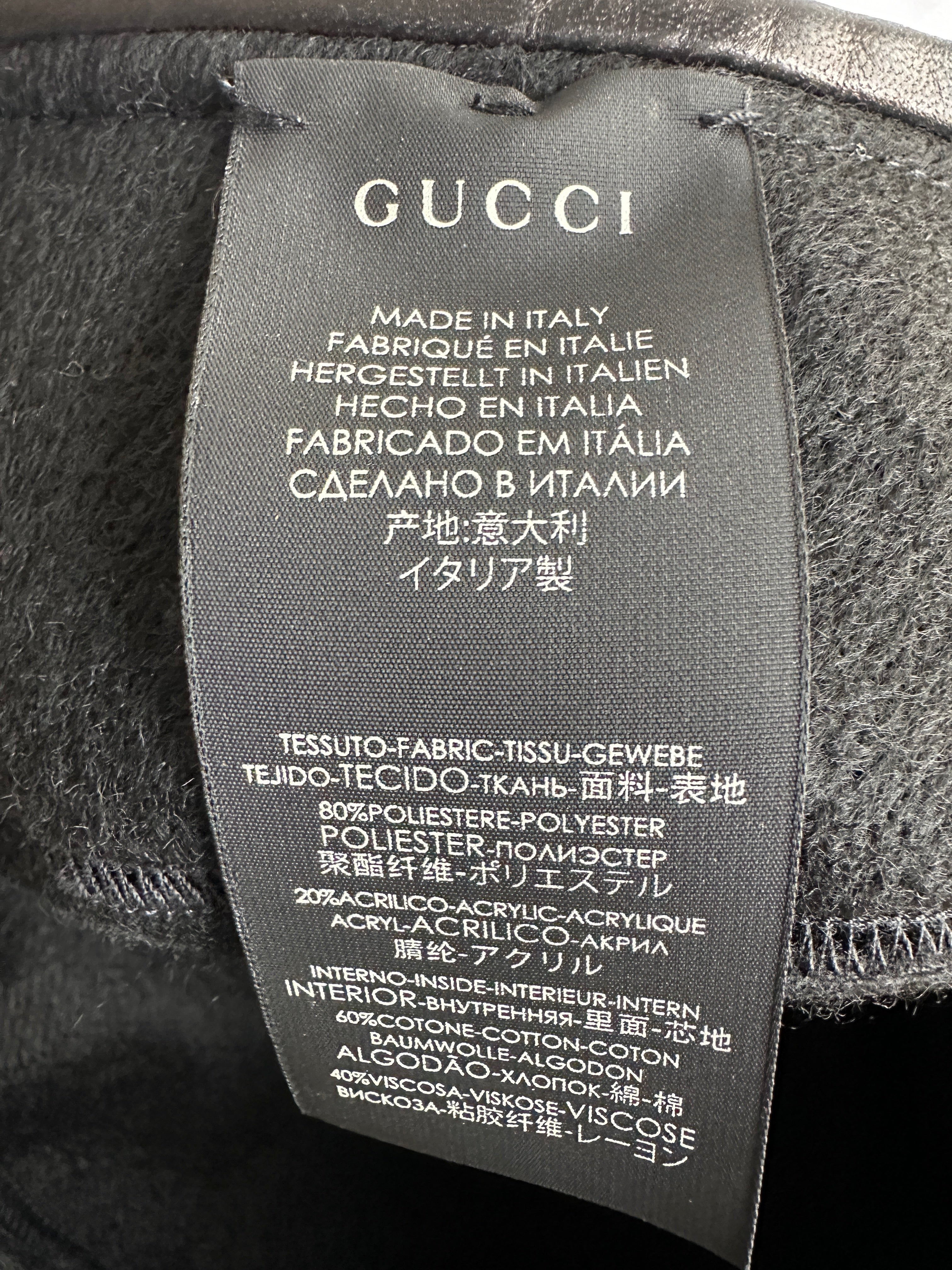 Gucci black beret - size 57