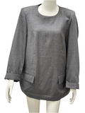 COS grey tunic - size 38