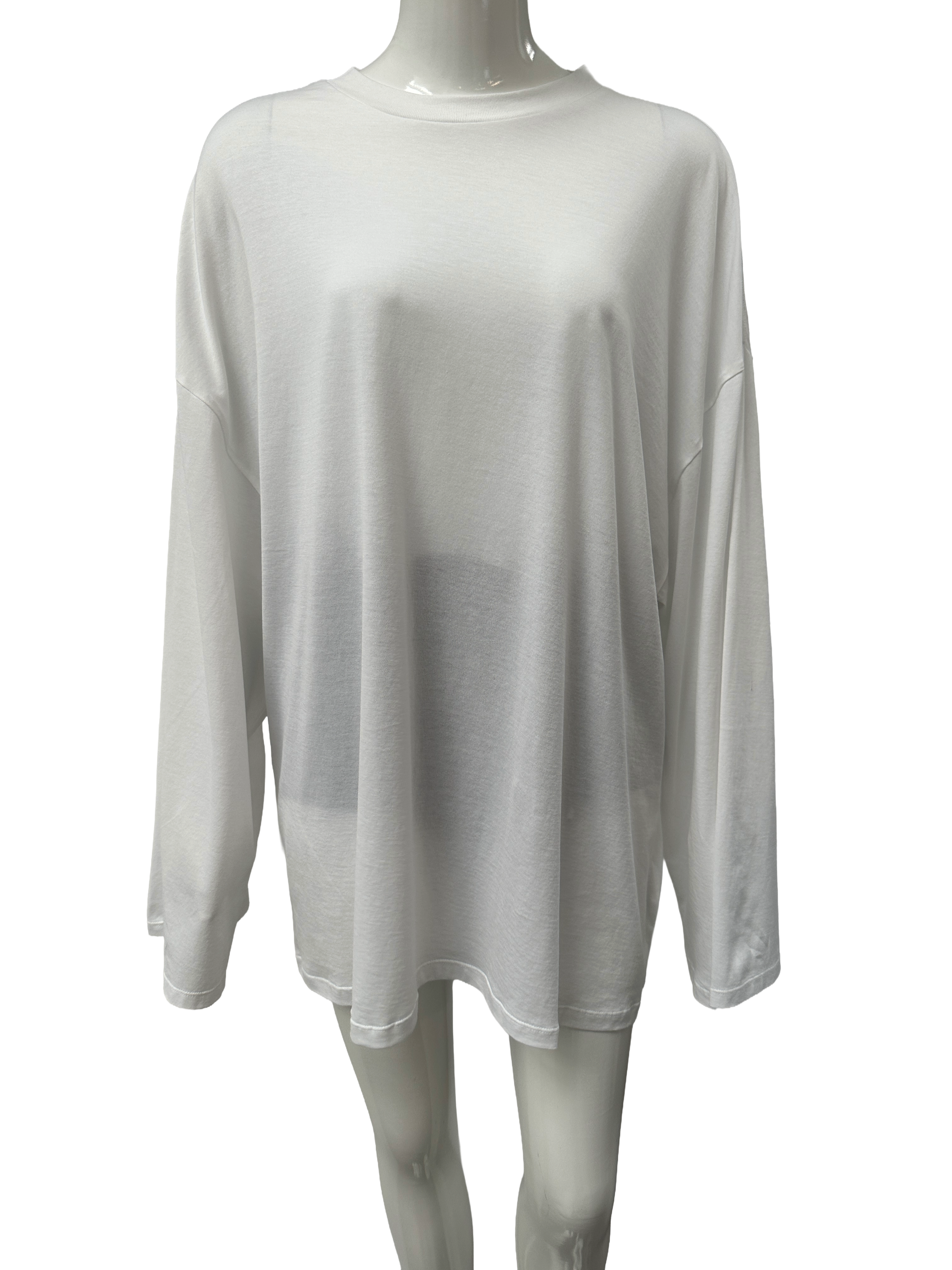 The Frankie Shop white rio oversized sleeve tee - size XS/S