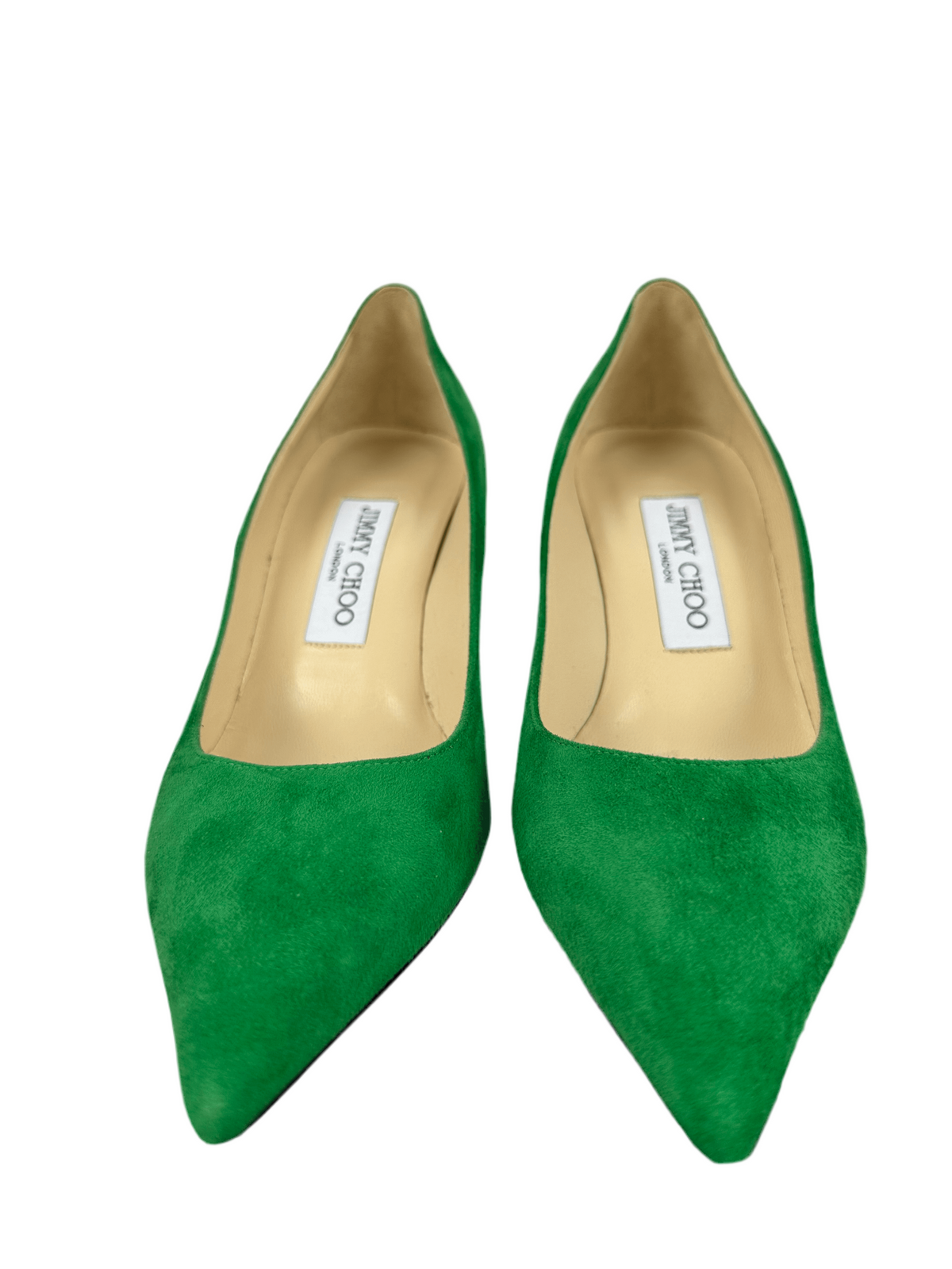 Jimmy Choo Aurora pumps in green patente suede - size 36