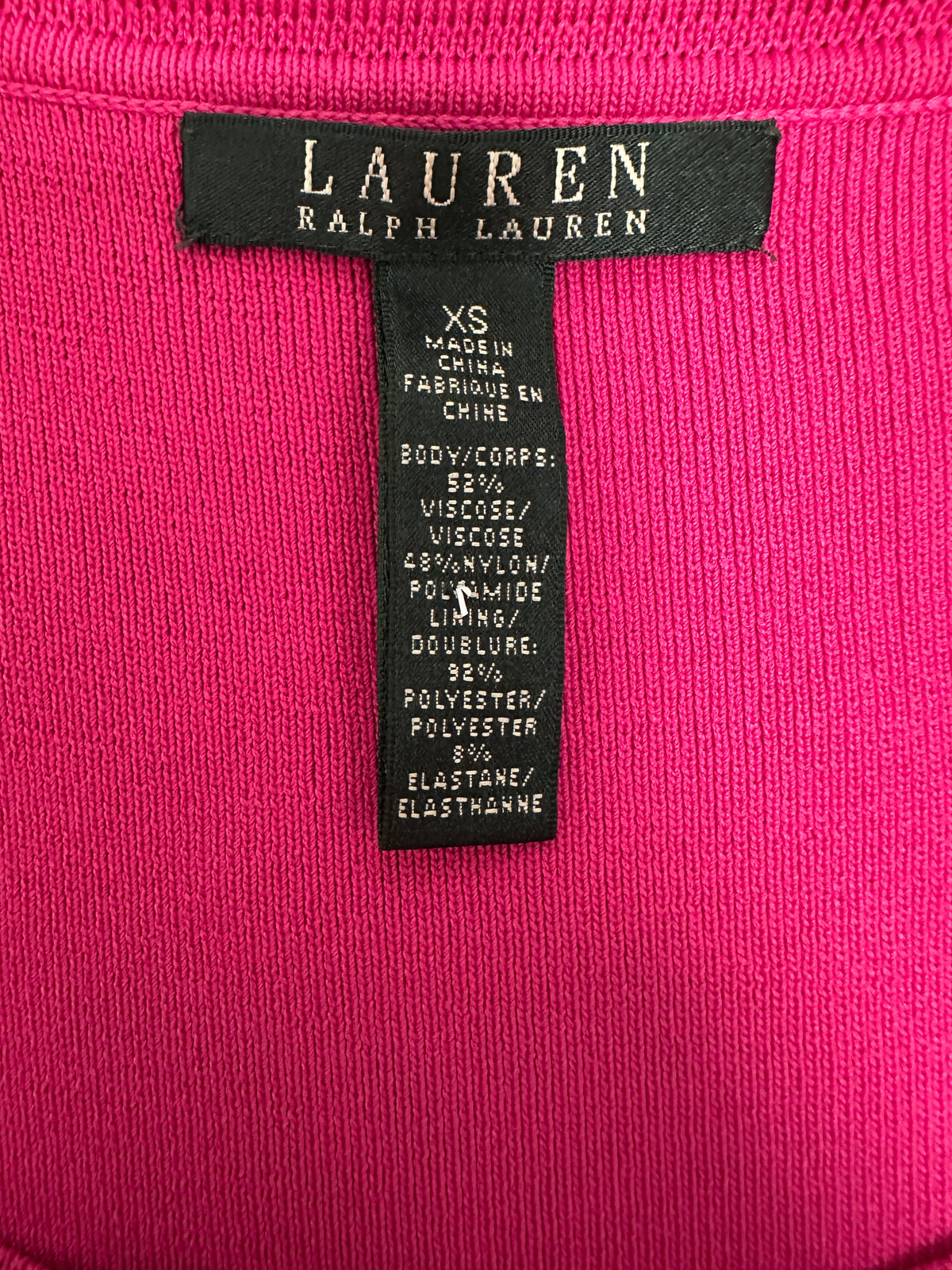 Ralph Lauren pink long dress - size 34