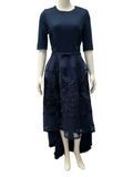 Made to measure navy blue dress - size 42