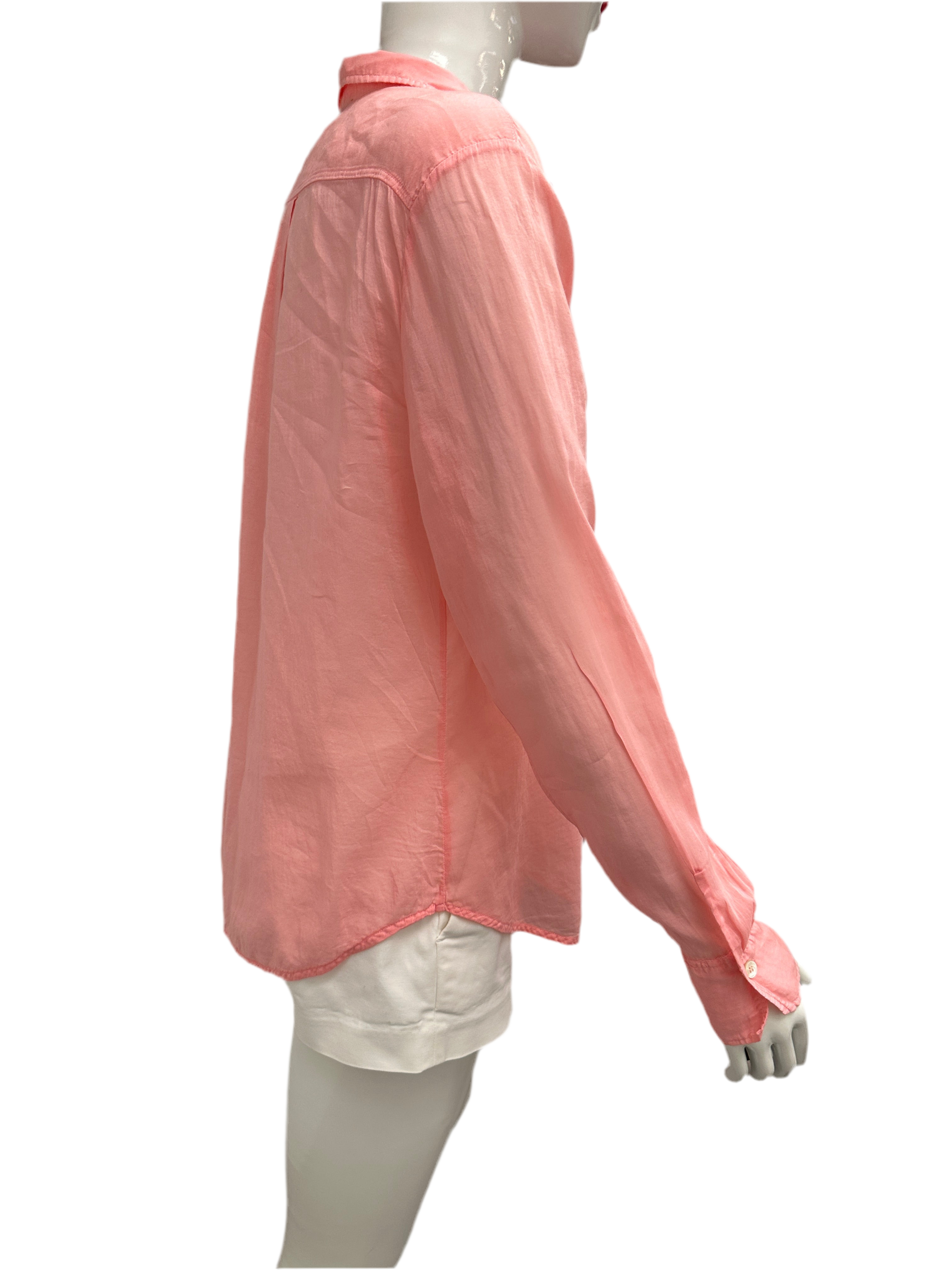 Forte_Forte transparent salmon shirt - size 36