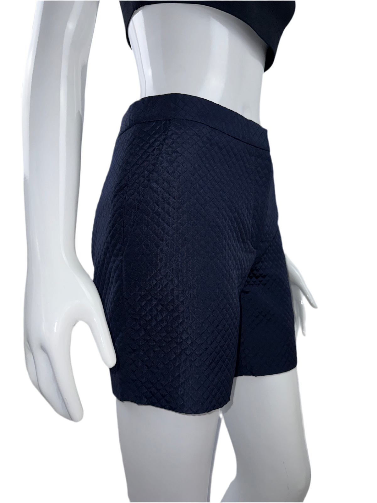 Dior quilted midnight blue shorts - size 36