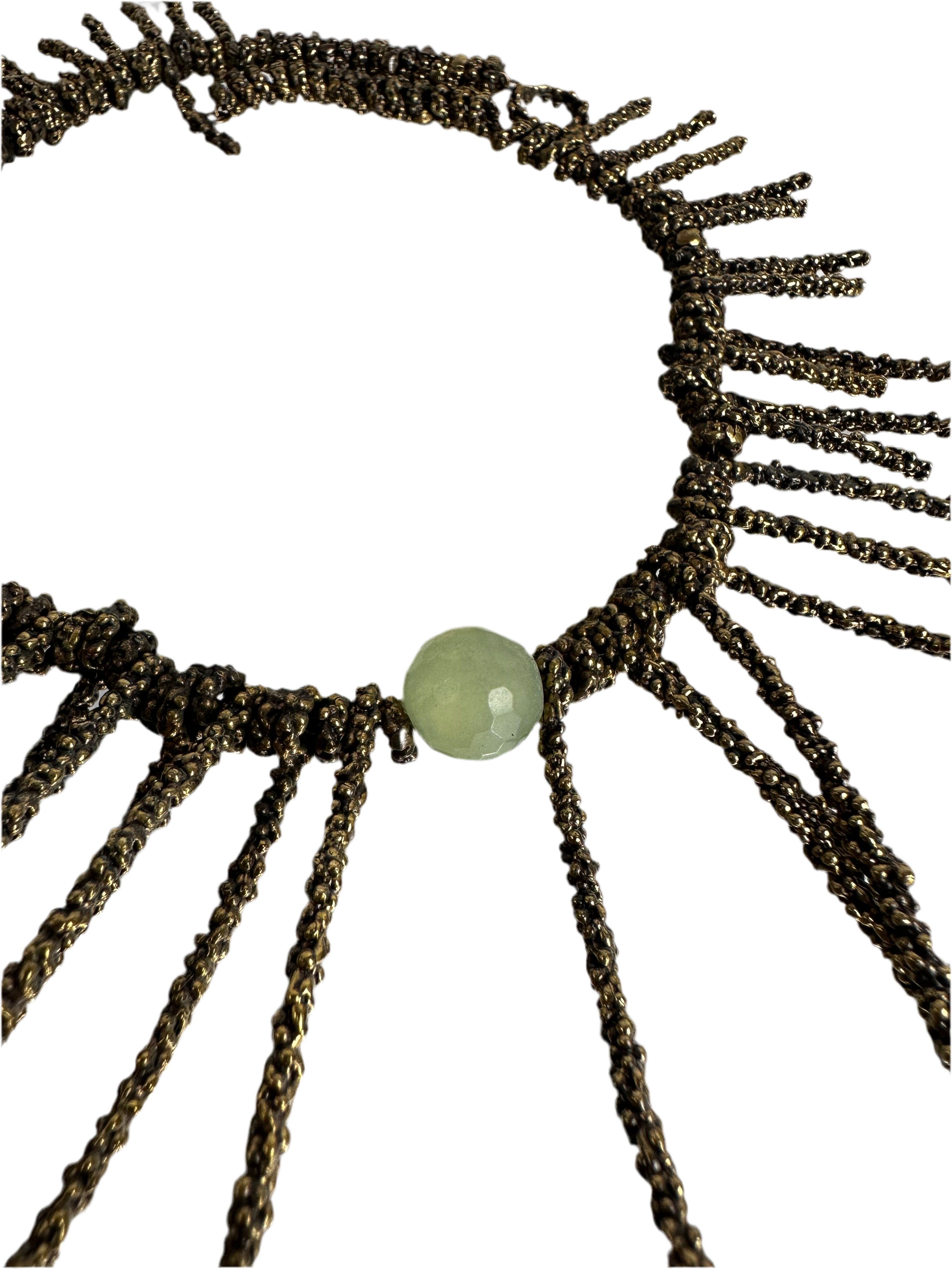 Daniela De Marchi fringe necklace BBR new jade