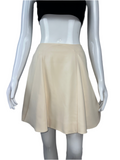 Dior eggshell skirt with ruffles - size 38