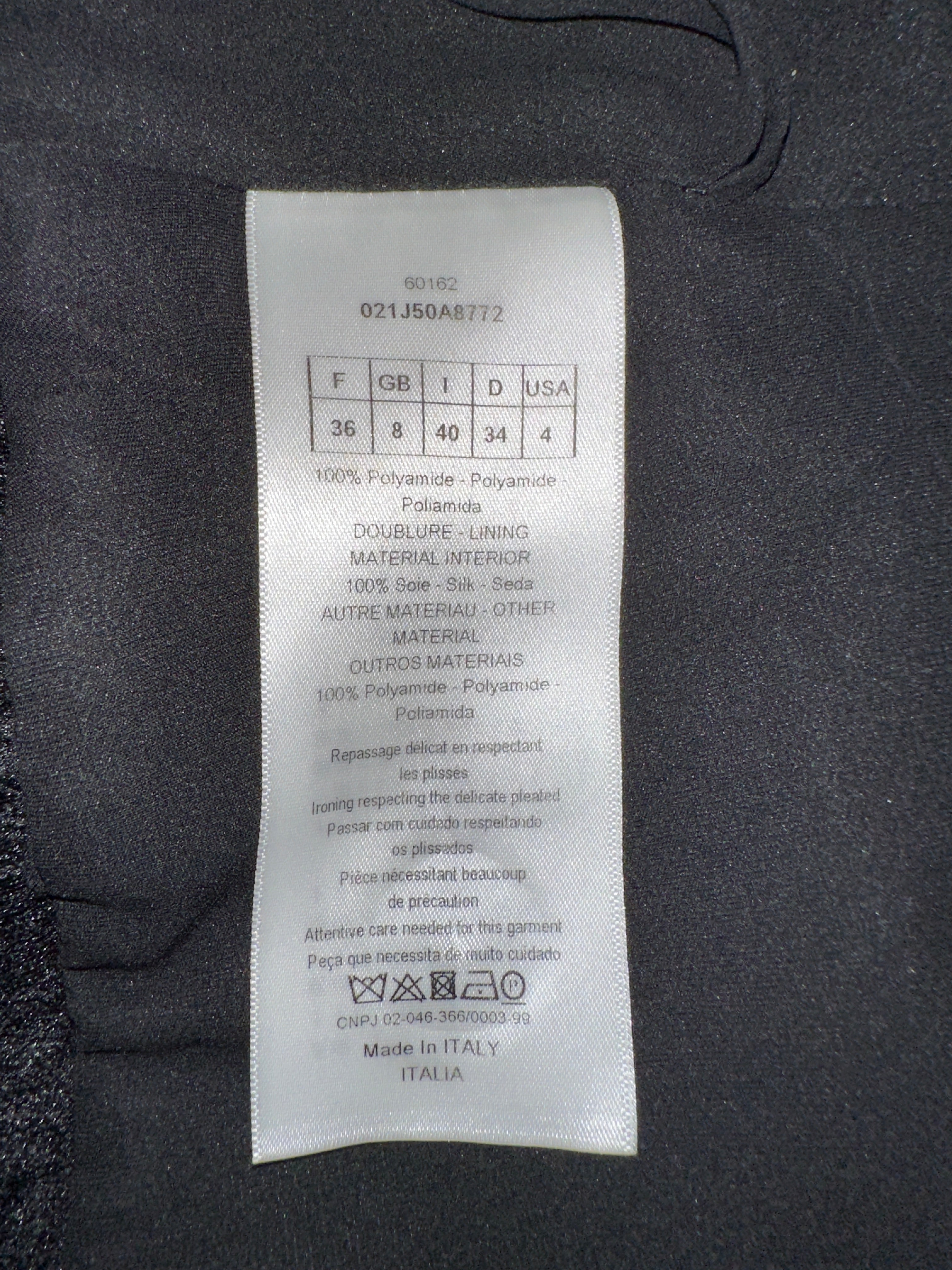 Dior sheer pleated skirt - size 36