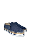 Jimmy Choo dawn denim leather espadrilles - size 36