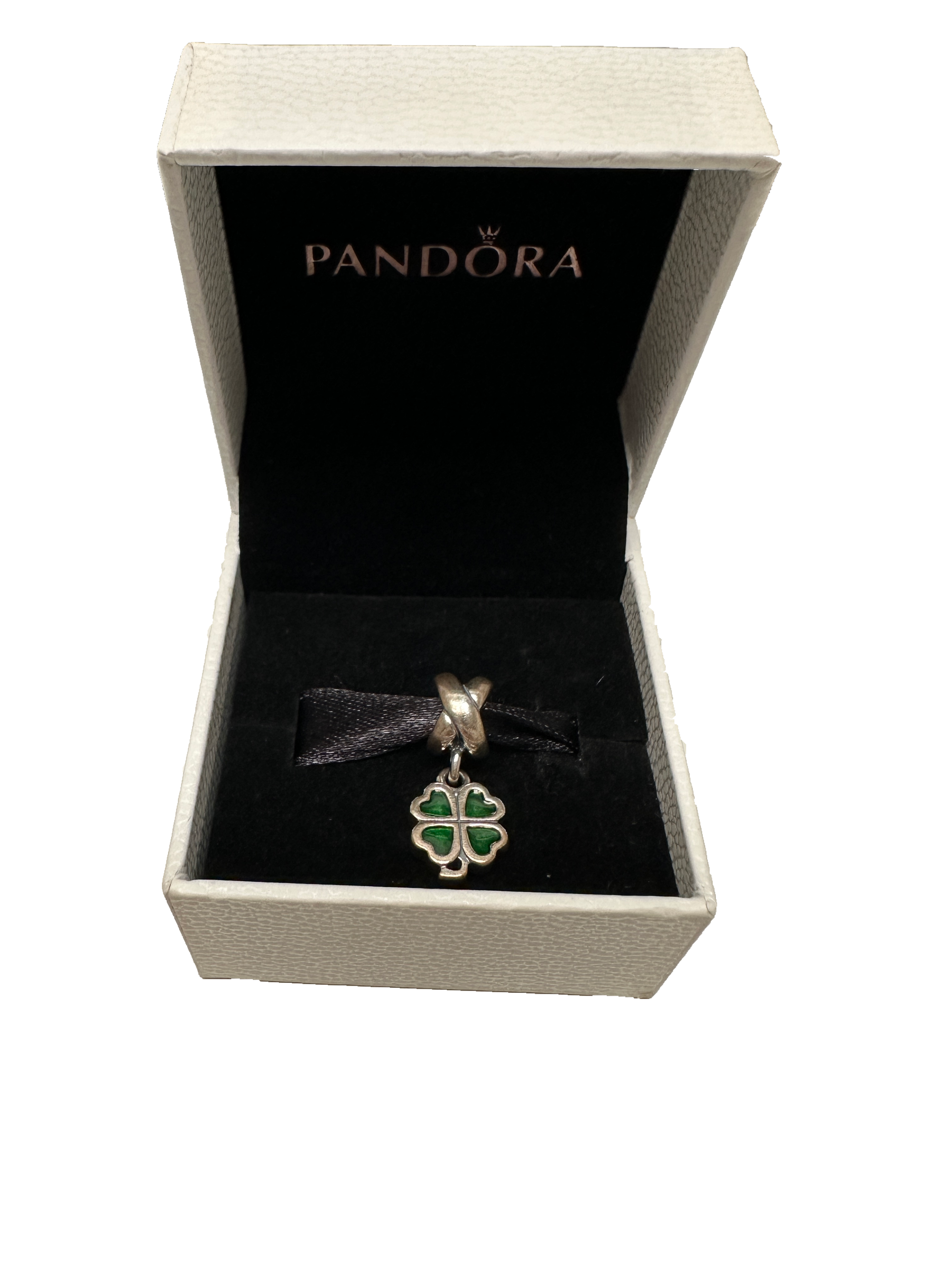 Pandora fourleaf clover charms