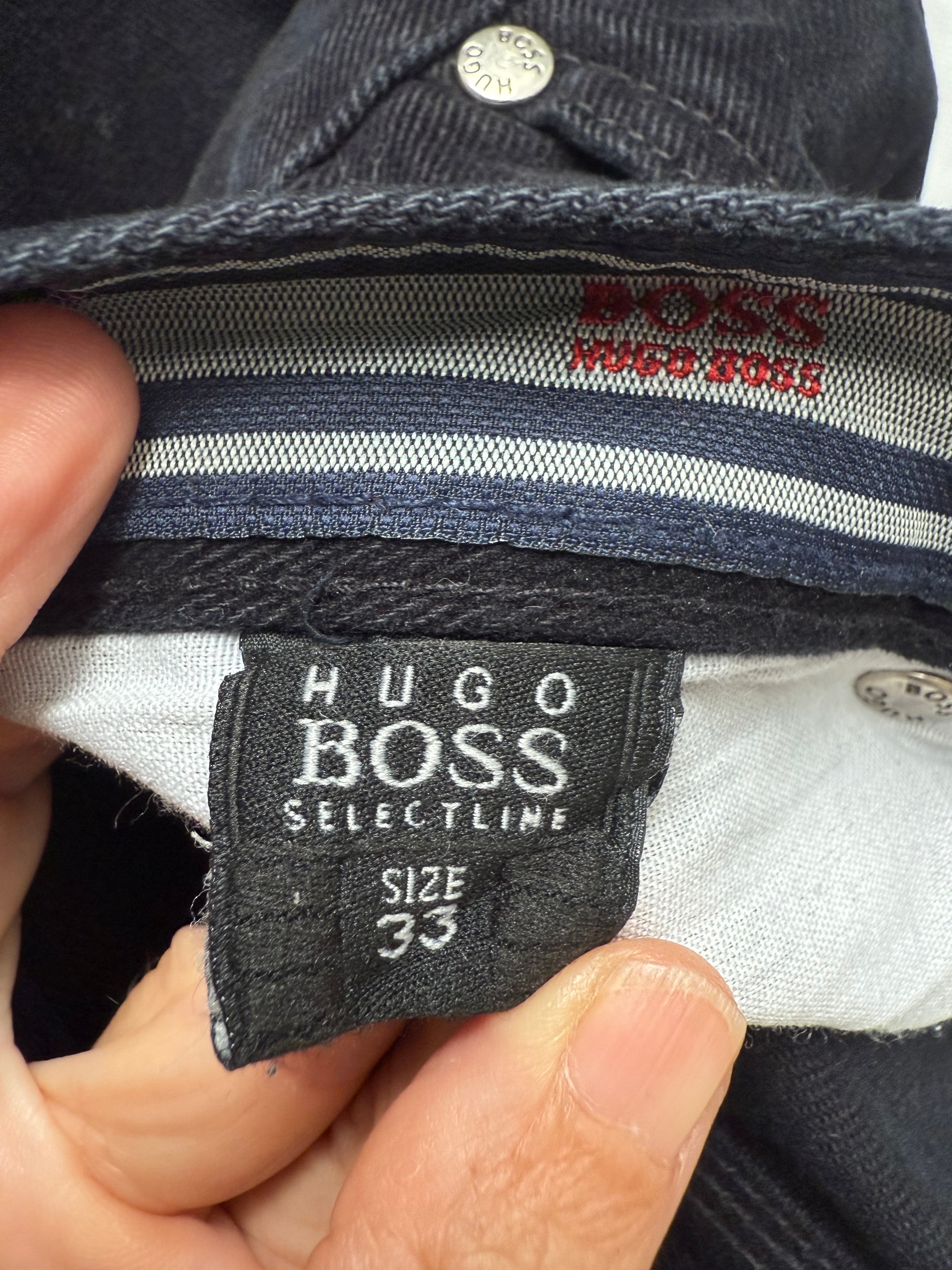 Hugo Boss black cotton jeans - size 33