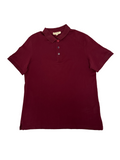 Burberry burgundy polo - size L