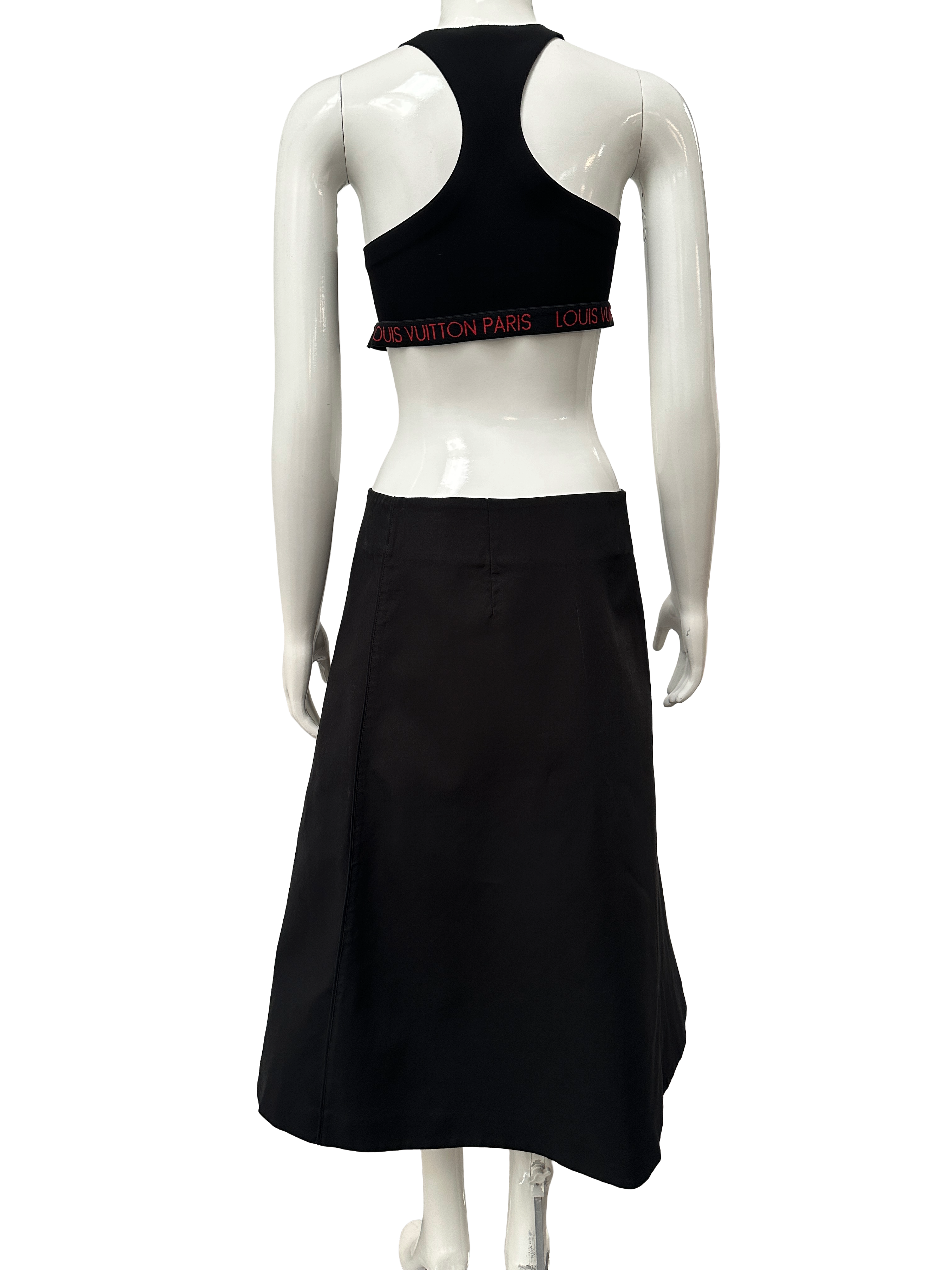 Jil Sander black minimal skirt - size 40