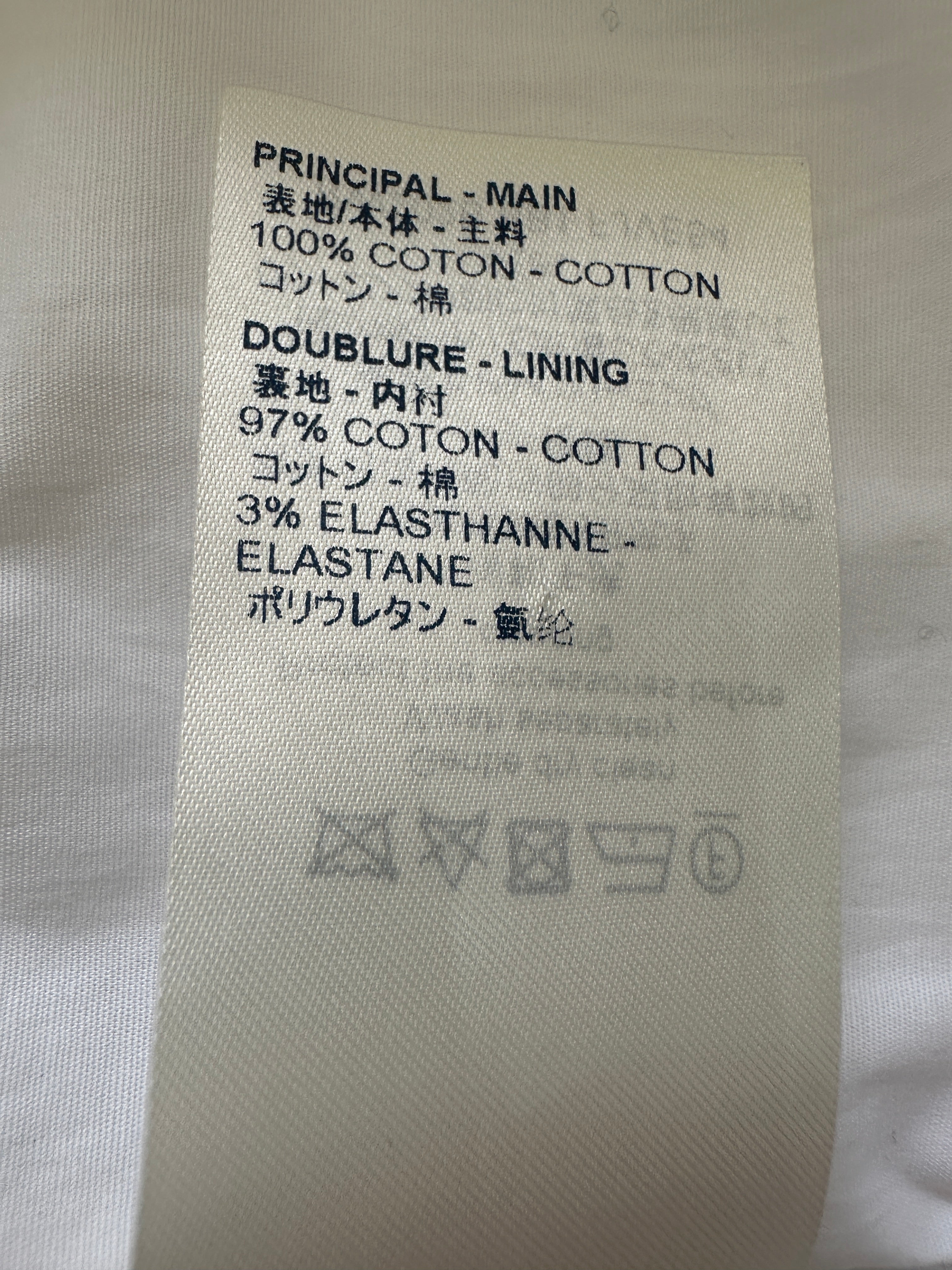 Louis Vuitton white bomber with silver zipper - size 36