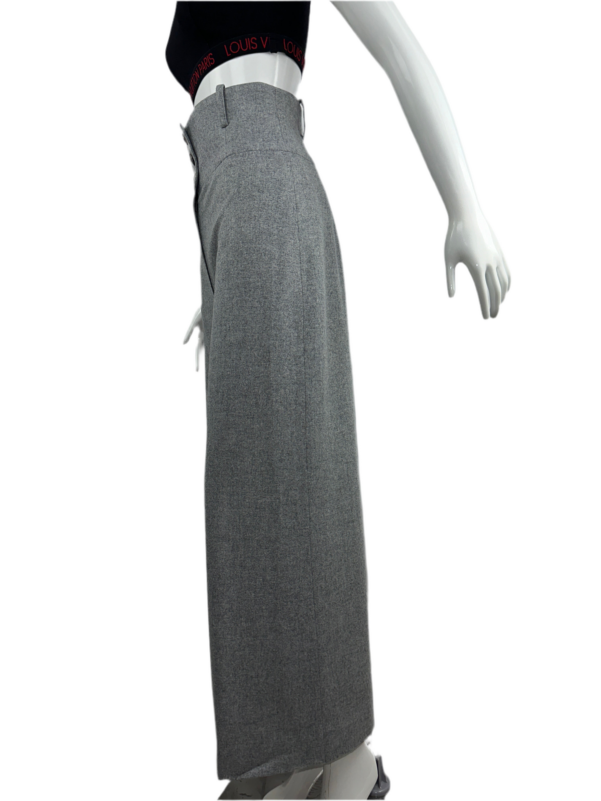 Chanel grey high-waisted pants - size 34