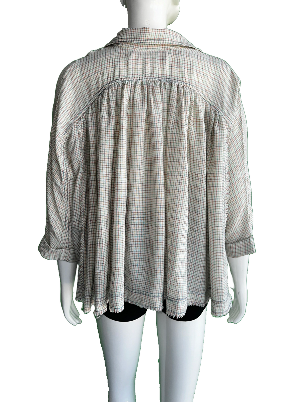 We the free plaid blouse - size 36