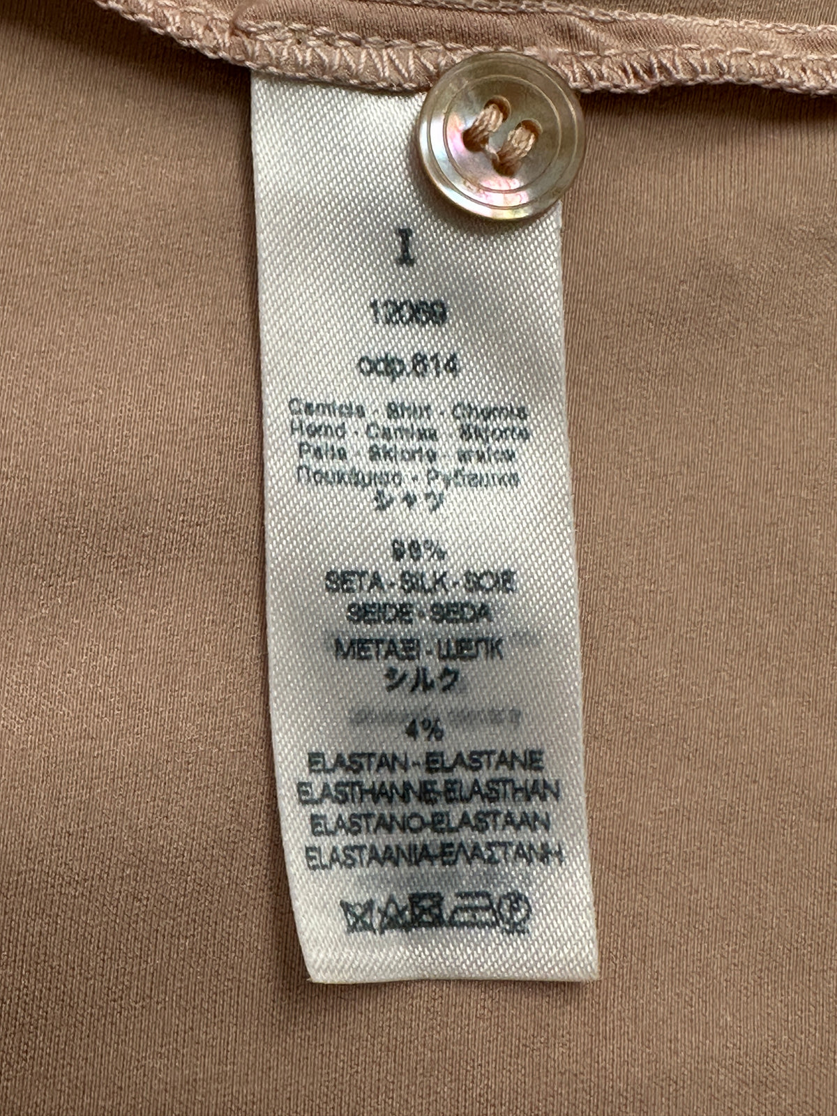 Forte_forte pink satin shirt - size 38
